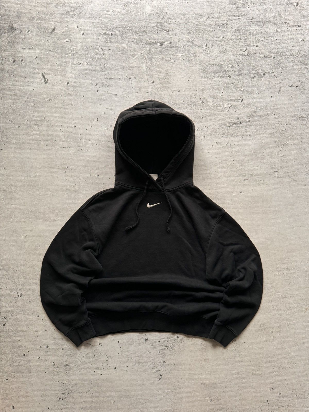 Nike × Vintage NIKE VINTAGE CENTER LOGO OVERSIZE BOXY HOODIE Size US S / EU 44-46 / 1 - 1 Thumbnail