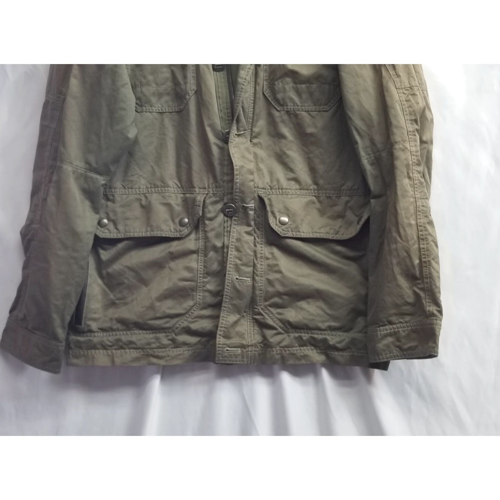 Vintage Kuhl Burr Jacket Military Green Canvas Basic Coat Patina Dye Mens Size Medium Regular Size US M / EU 48-50 / 2 - 3 Thumbnail