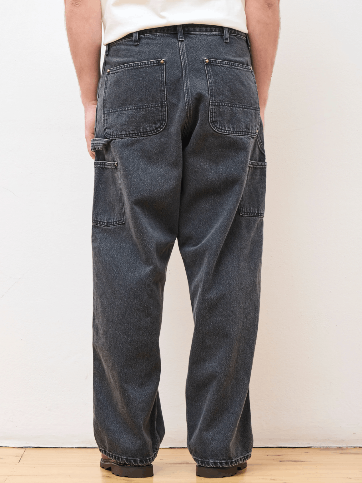 Orslow orSlow Dad's Fit Painter Pants Black Stone Denim Size 3 Size US 34 / EU 50 - 8 Thumbnail
