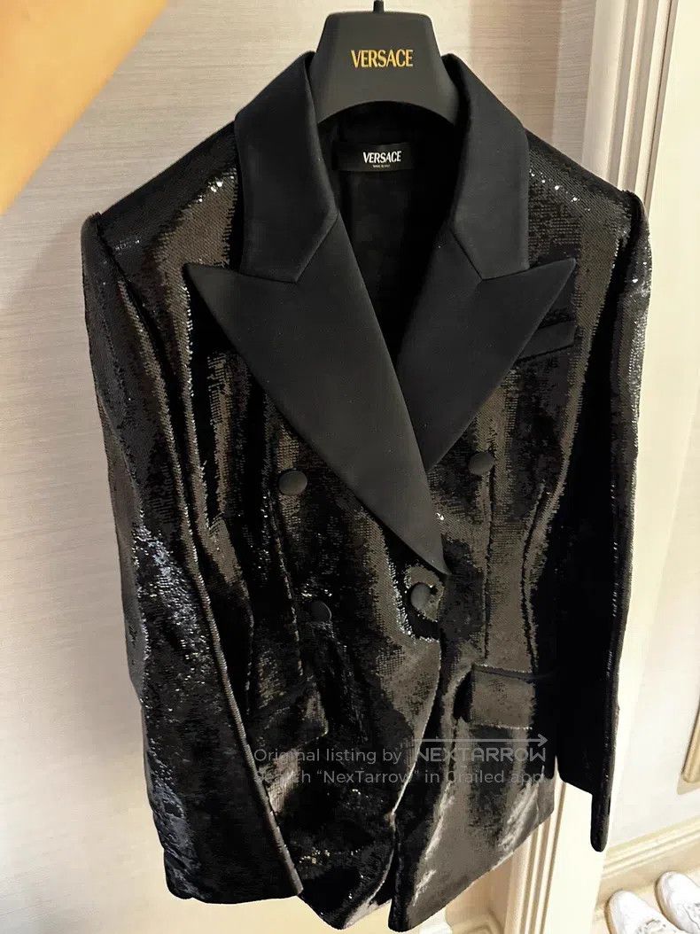 Versace Versace Sequin pantsuit suit Size M / US 6-8 / IT 42-44 - 1 Thumbnail