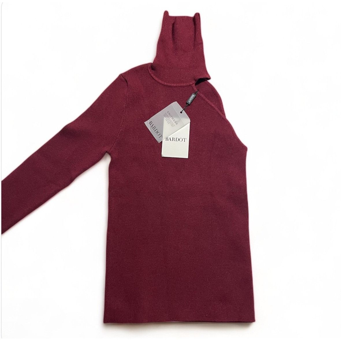 Other Bardot One-Shoulder Knit Turtleneck, Size XS, New Size XS / US 0-2 / IT 36-38 - 5 Thumbnail