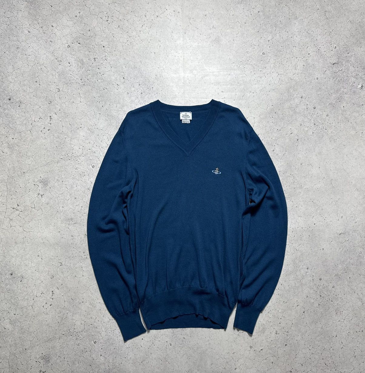 Vivienne Westwood Vivienne Westwood Lana Wool Sweater Pullover V Neck Size XL Size US XL / EU 56 / 4 - 1 Thumbnail