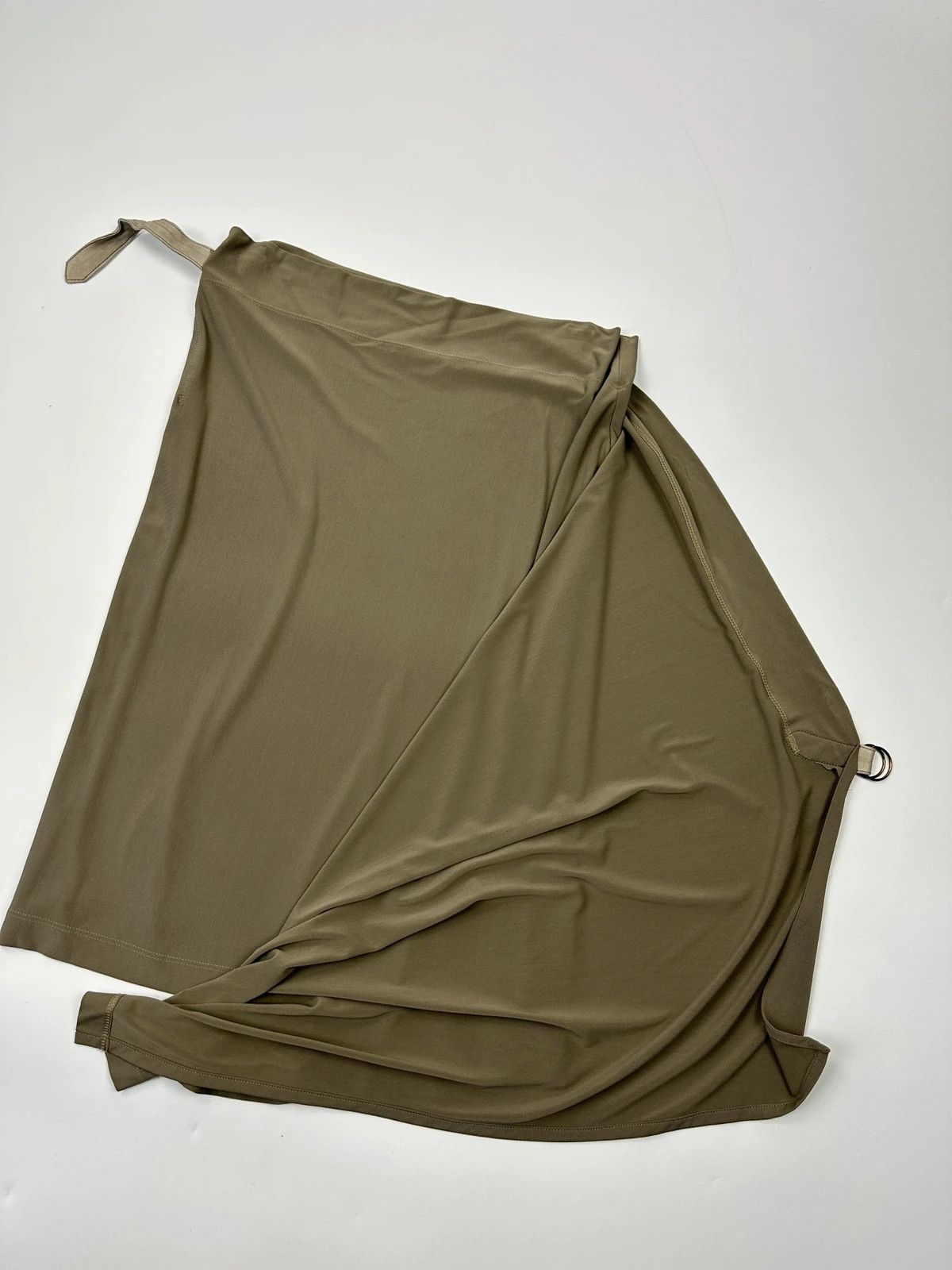 plein sud Plein Sud 00’s Wrap Asymmetrical Khaki Long Skirt Size 25" / US 0 / IT 36 - 6 Thumbnail