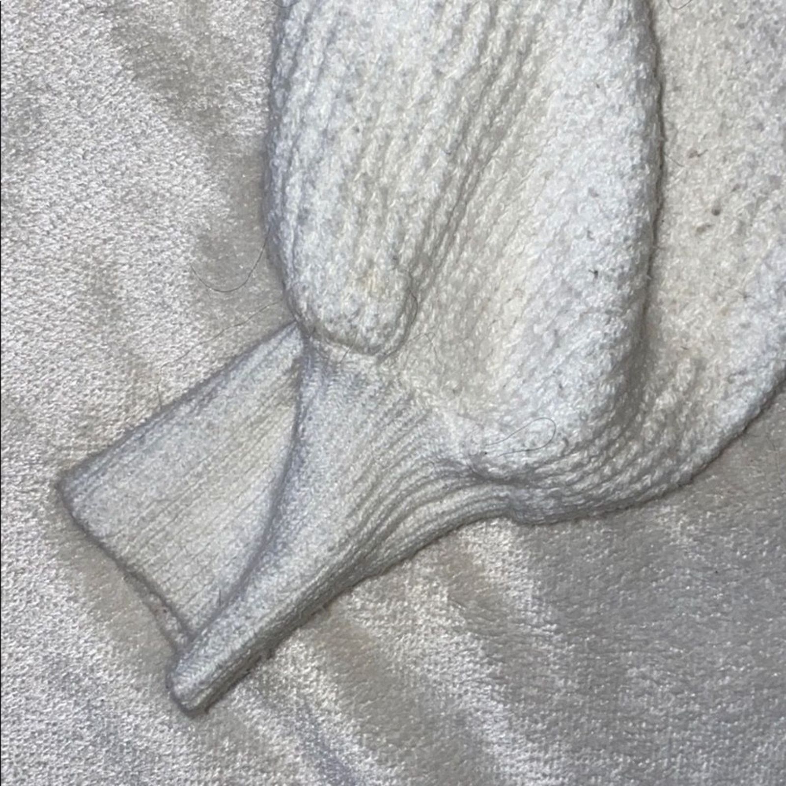 Other 1.State White Balloon Puff Sleeve V-Neck Sweater | Sz XS Size XS / US 0-2 / IT 36-38 - 6 Thumbnail