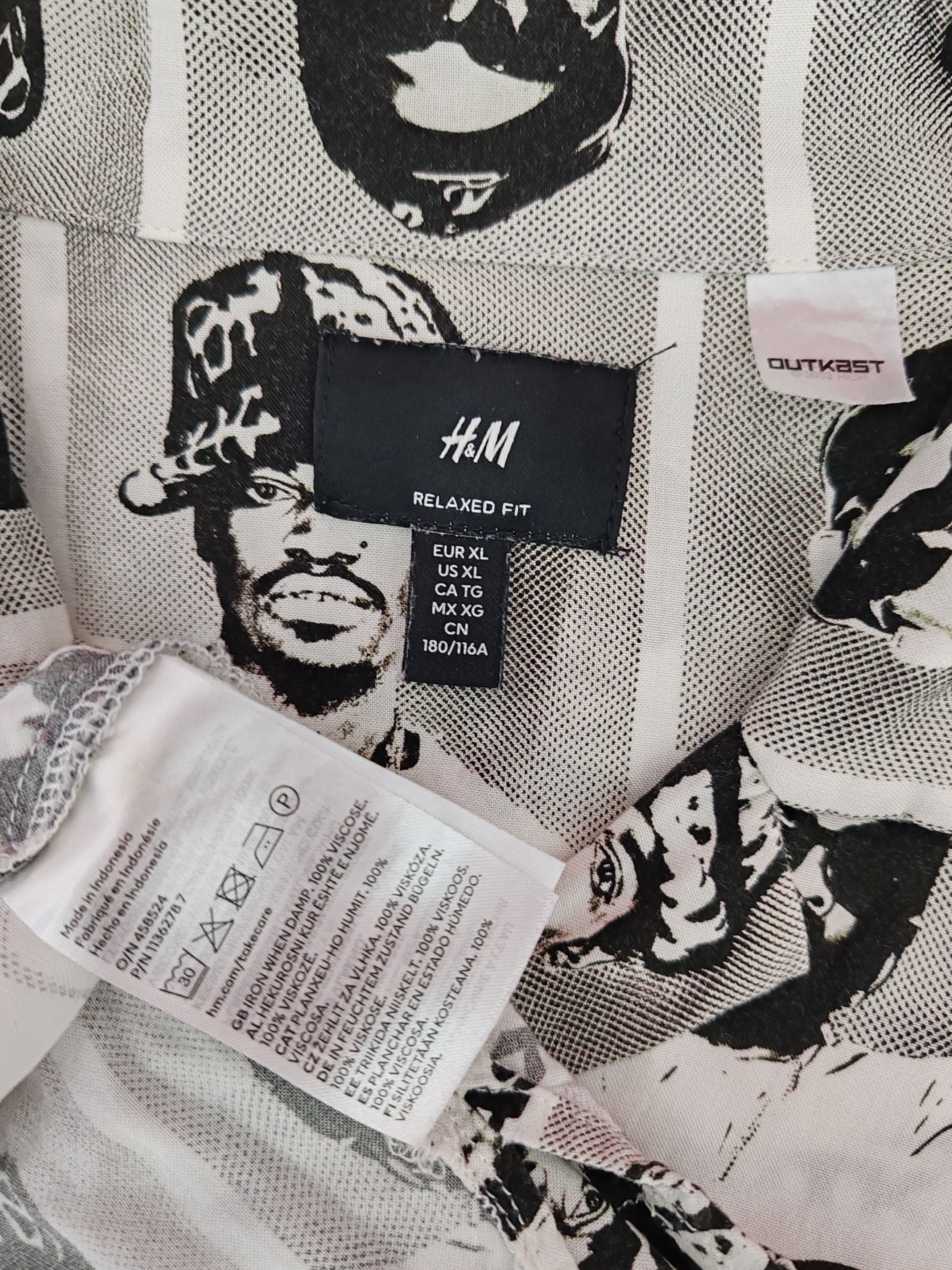 Japanese Brand Outkast All Over Print Button Up Shirt Rap Hip Hop Dre Size US XL / EU 56 / 4 - 4 Thumbnail