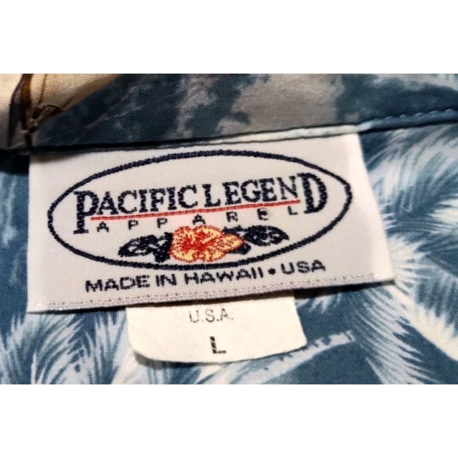Vintage VINTAGE Pacific Legend Hawaiian Shirt Men L Short Sleeve Cotton Geometric Sailboats USA 90s Tropical Size US L / EU 52-54 / 3 - 6 Thumbnail