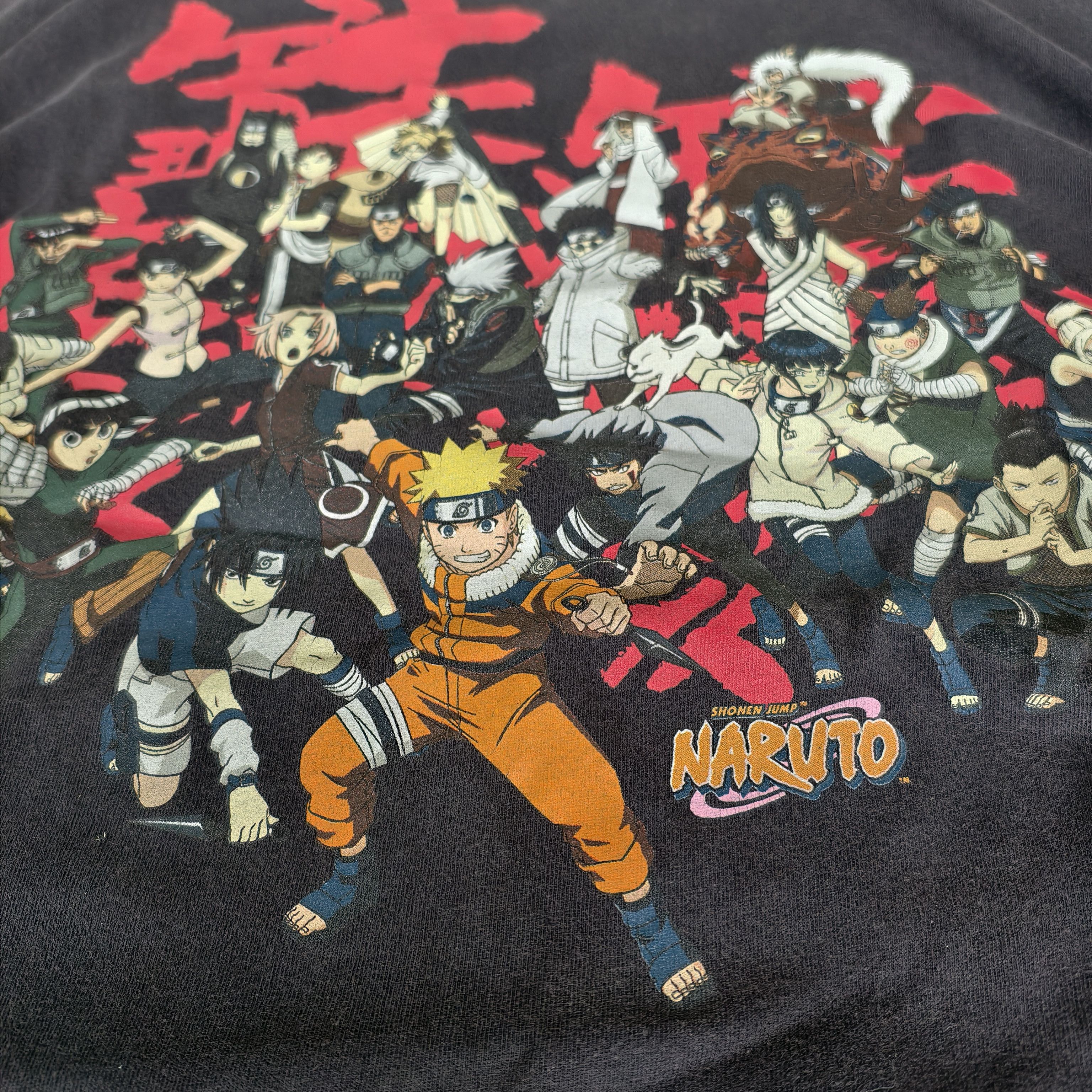 Vintage Vtg Naruto Anime all hero Size US M / EU 48-50 / 2 - 2 Thumbnail
