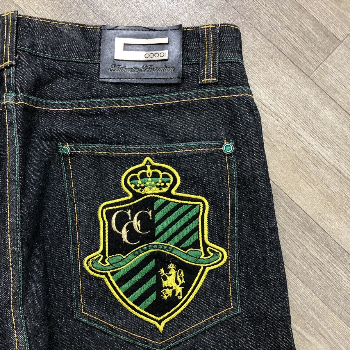 Coogi × Japanese Brand × Vintage RARE🇯🇲 Y2K Vintage Coogi Jamaica Baggy Embroidered Jeans Size US 40 / EU 56 - 4 Thumbnail