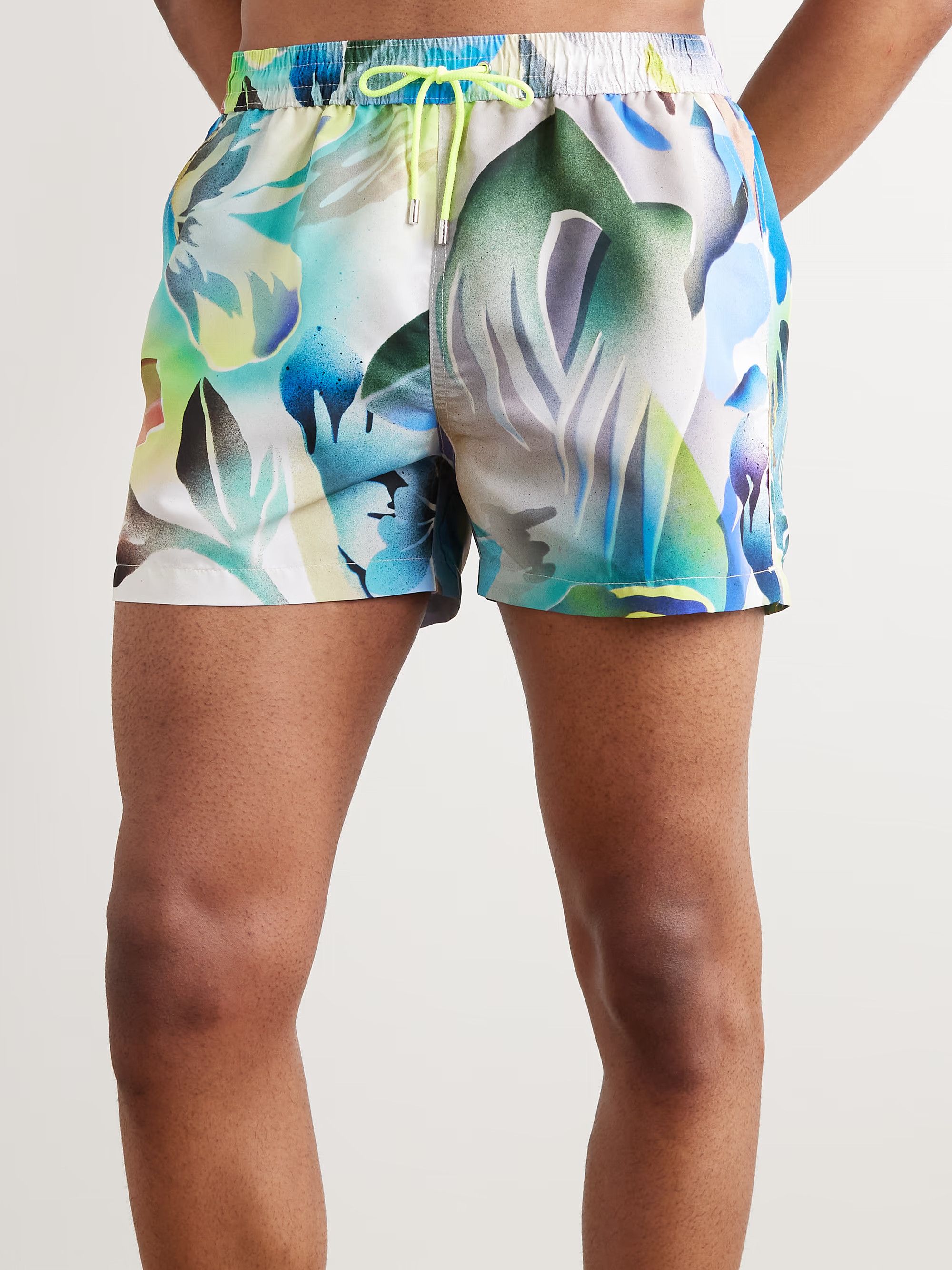 Paul Smith PAUL SMITH Swimwear hot summer floral print swim shorts XL Size US 36 / EU 52 - 1 Thumbnail