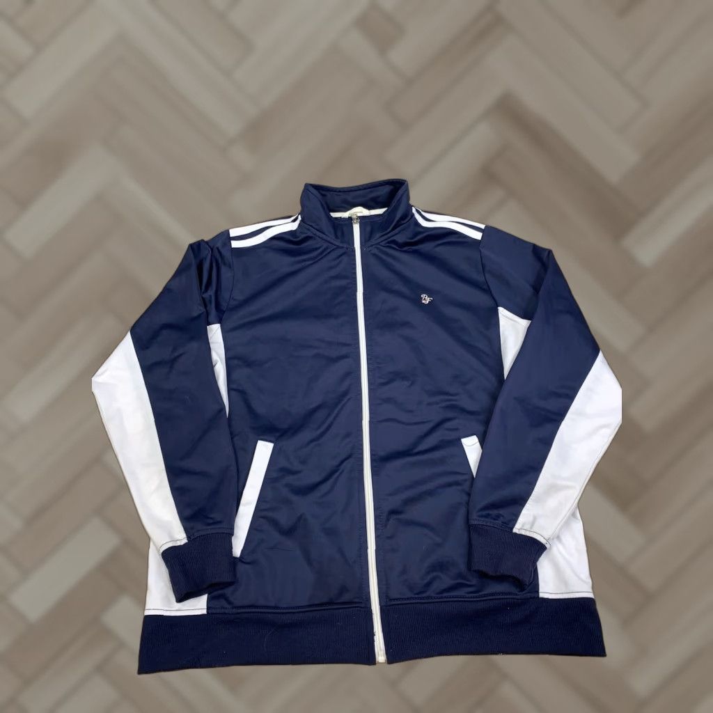 Phat Farm VINTAGE Phat Farm Track Jacket Mens M Blue Full Zip Y2K 11410 Size US M / EU 48-50 / 2 - 1 Thumbnail