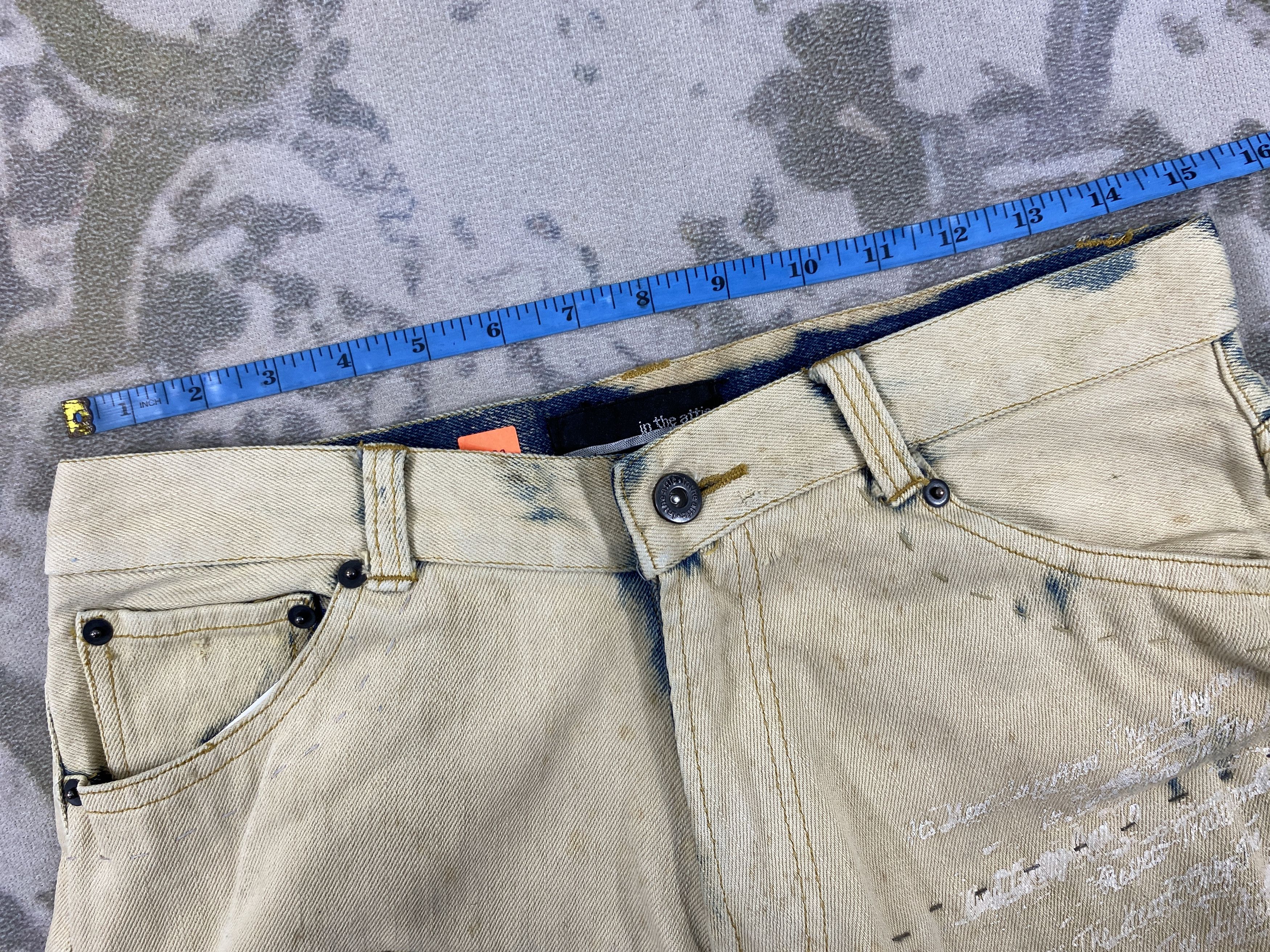 If Six Was Nine Japanese Brand In The Attic Jeans 31x33.5 Denim - JN3639 Size US 31 - 5 Thumbnail