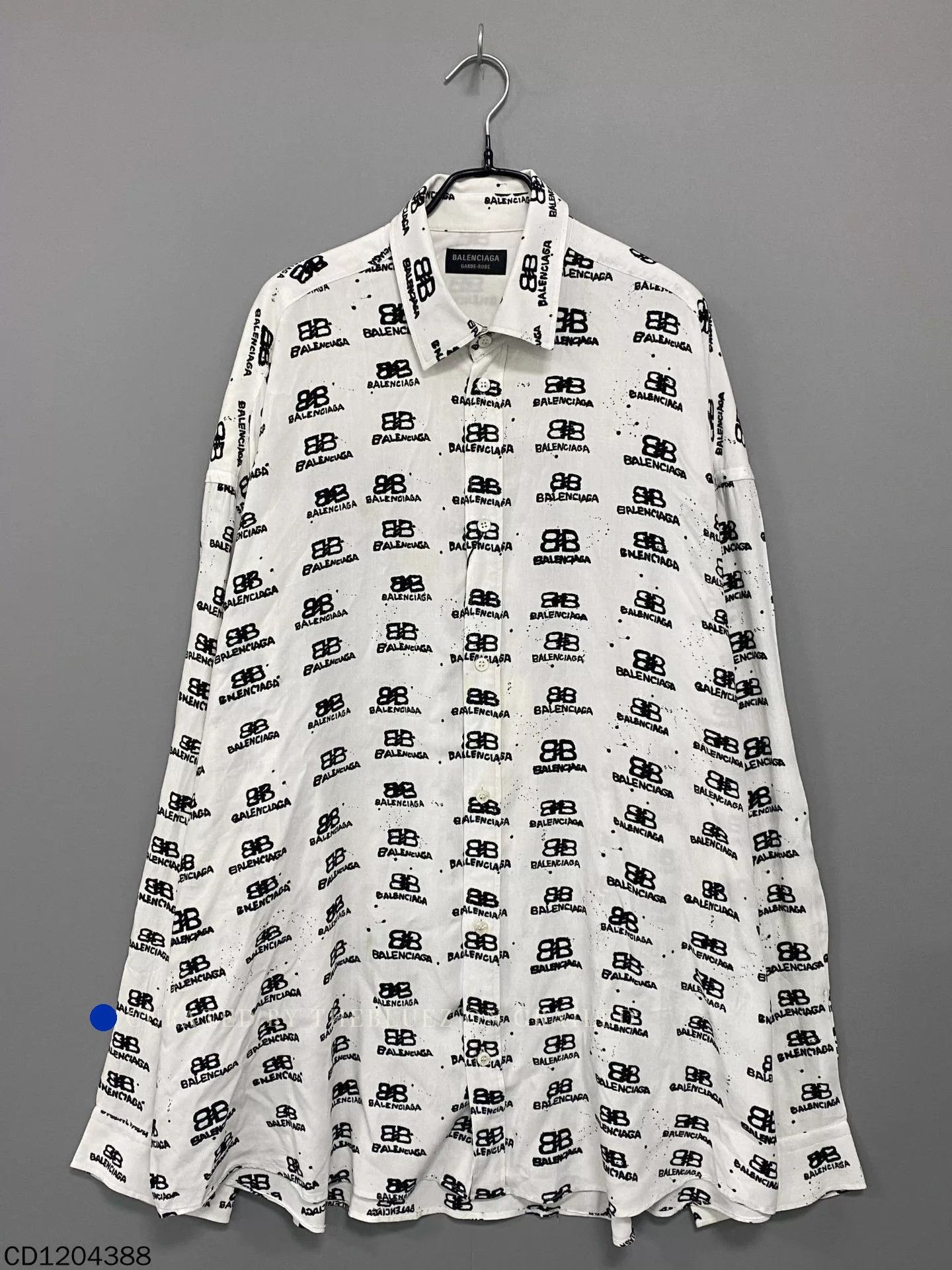 Balenciaga Graffiti Print Long Sleeve Shirt Size US M / EU 48-50 / 2 - 1 Thumbnail