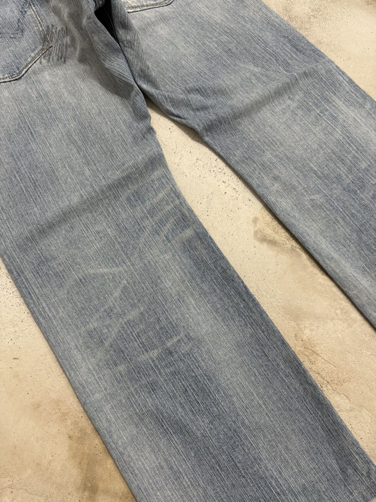 Edwin Edwin XVS Vintage Sashiko Japanese Distressed Denim Pants Size US 36 / EU 52 - 12 Thumbnail