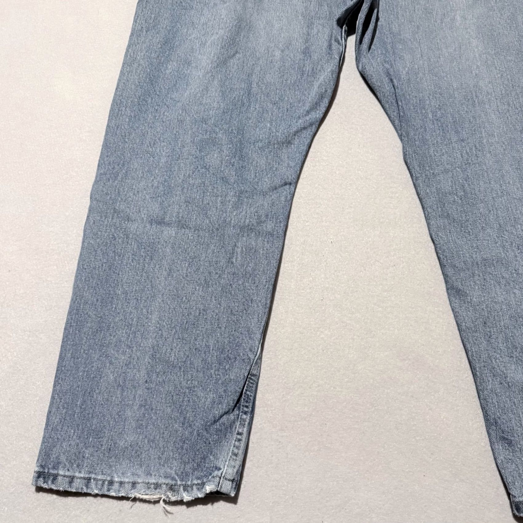 Wrangler Wrangler Five Star Jeans Men's Blue Denim High Rise Straight Relaxed Fit 42x30 Size US 42 / EU 58 - 6 Thumbnail