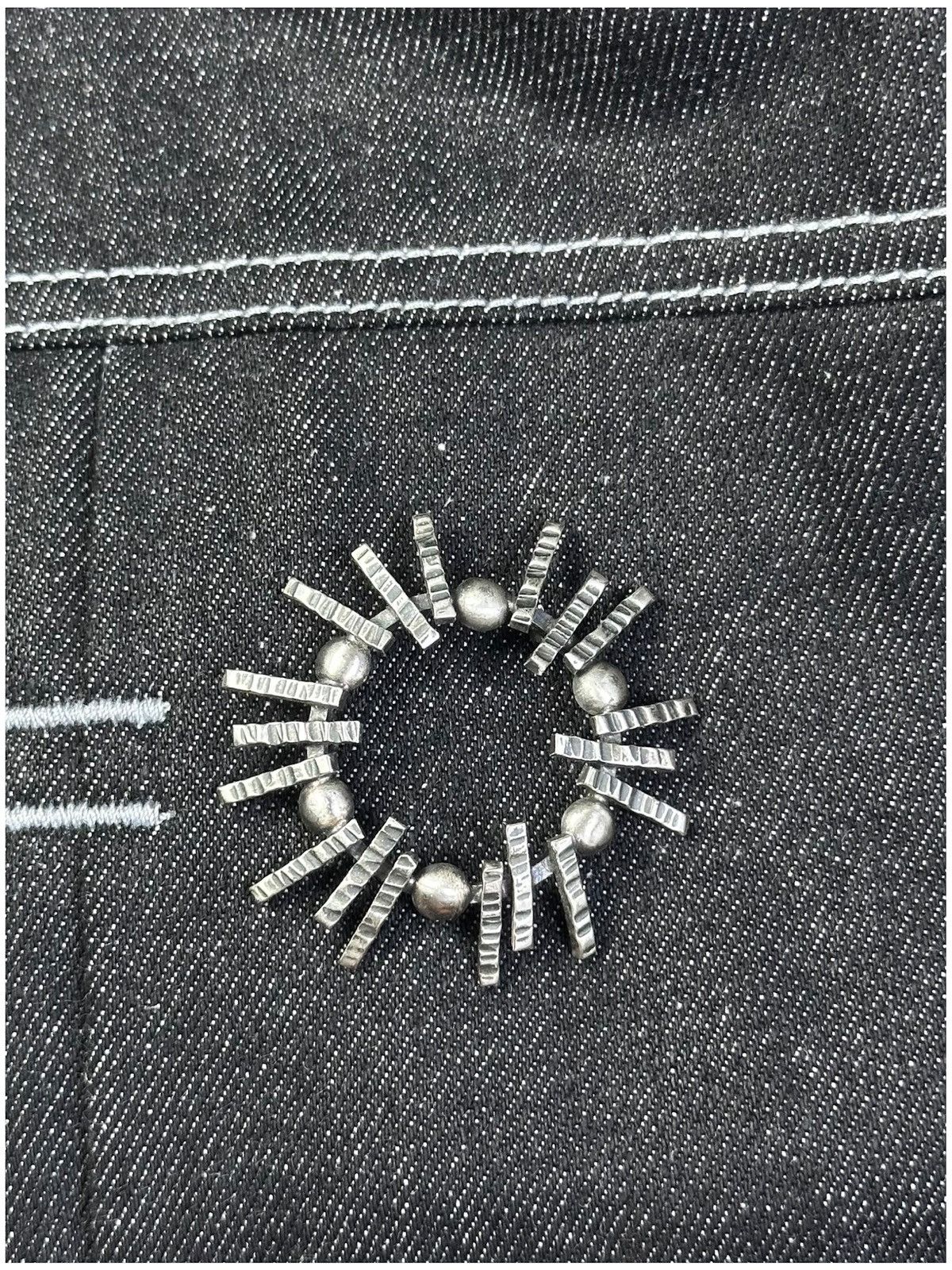 Vintage 2000s JAPANESE MADE BRUTALIST SUNBURST BROOCH Size ONE SIZE - 2 Thumbnail
