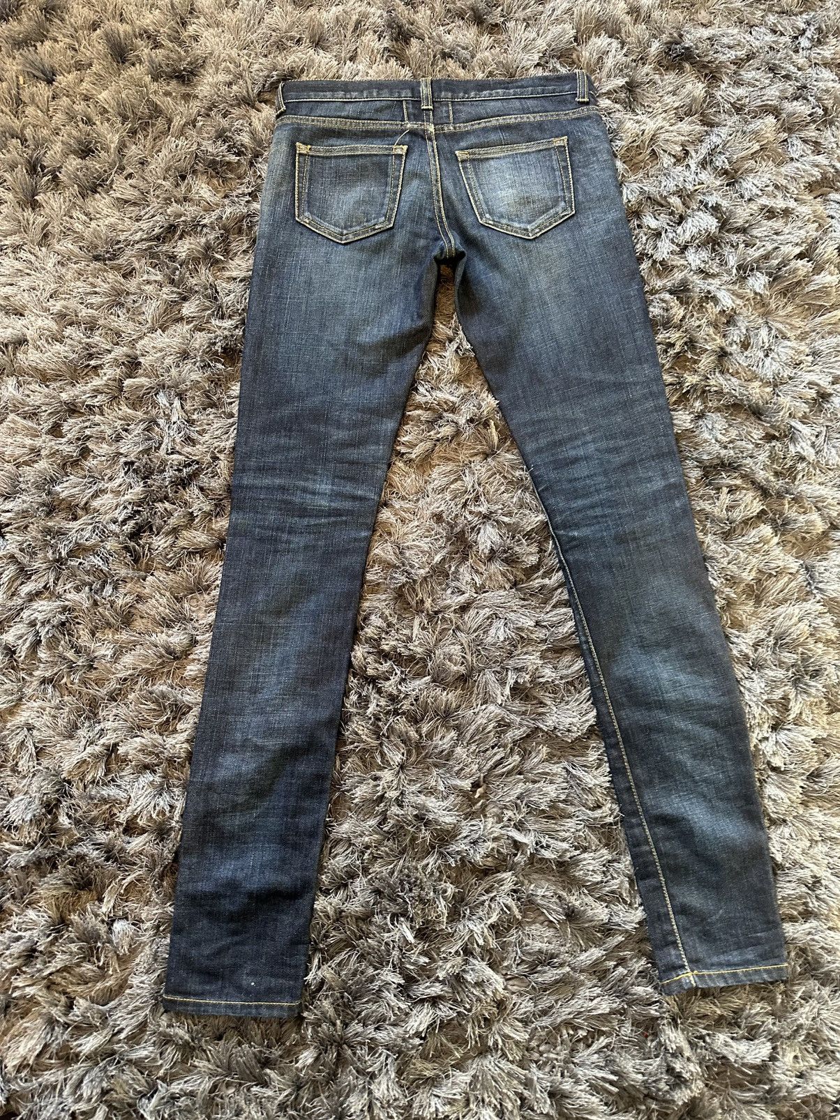 Saint Laurent Paris Saint Laurent Paris Raw Denim Navy D01 W/SK-LW Size US 30 / EU 46 - 4 Thumbnail