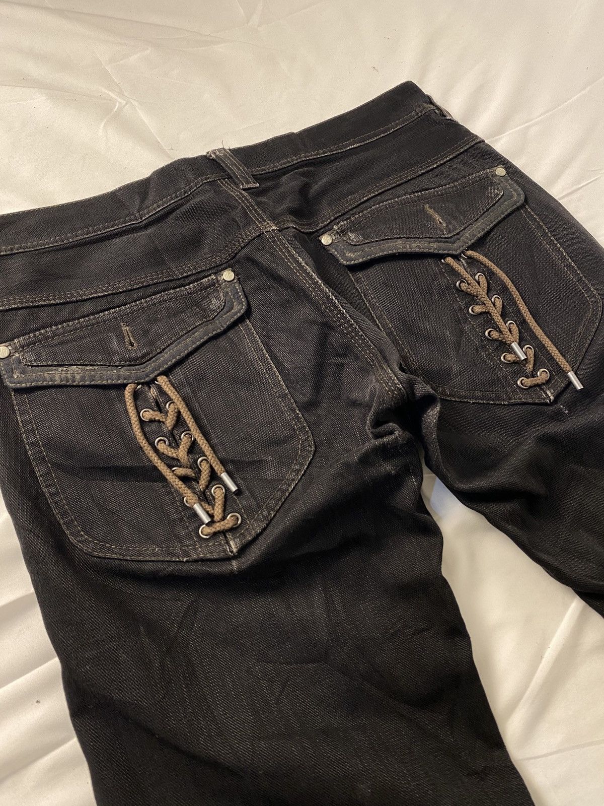 Tornado Mart 2000 Hideways Nicole Lace Up Spiral Flared Punk Gothic Style Size US 32 / EU 48 - 8 Thumbnail