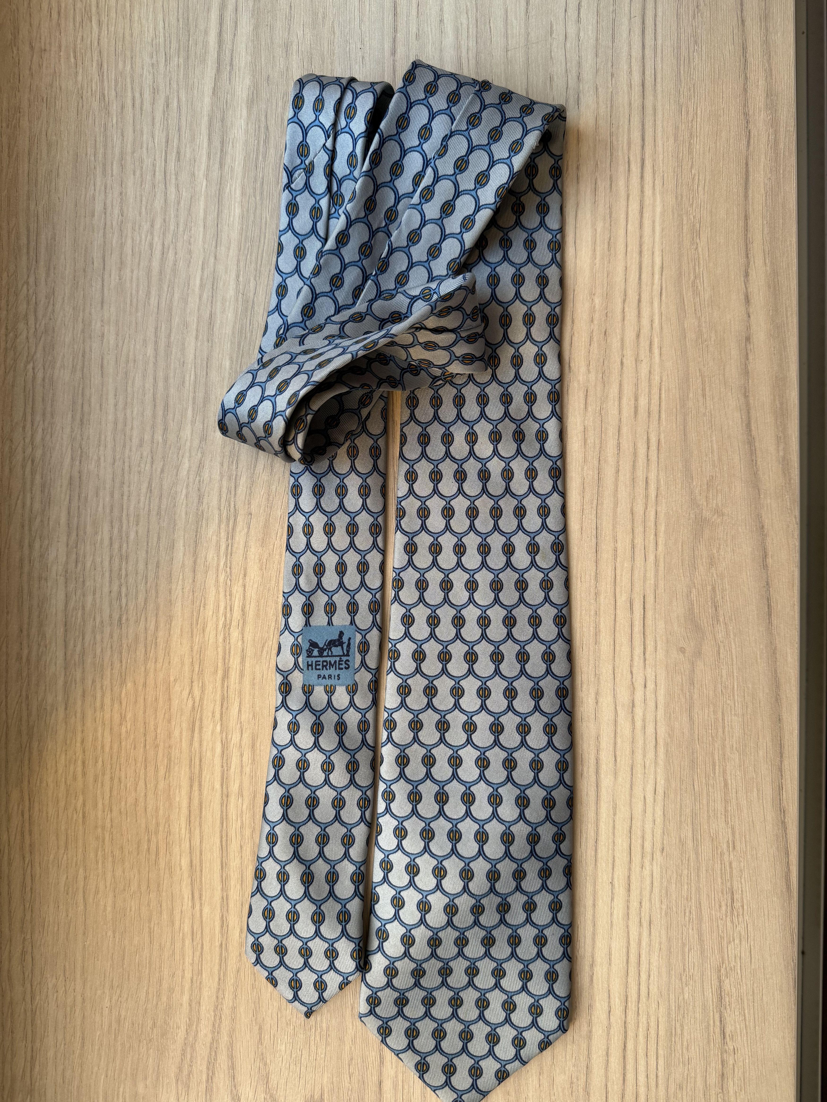 Hermes Linked pattern tie Size ONE SIZE - 2 Thumbnail