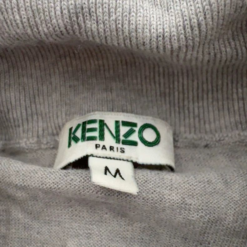 Kenzo KENZO A sleeveless top with a slit wool high collar dress Size M / US 6-8 / IT 42-44 - 2 Thumbnail