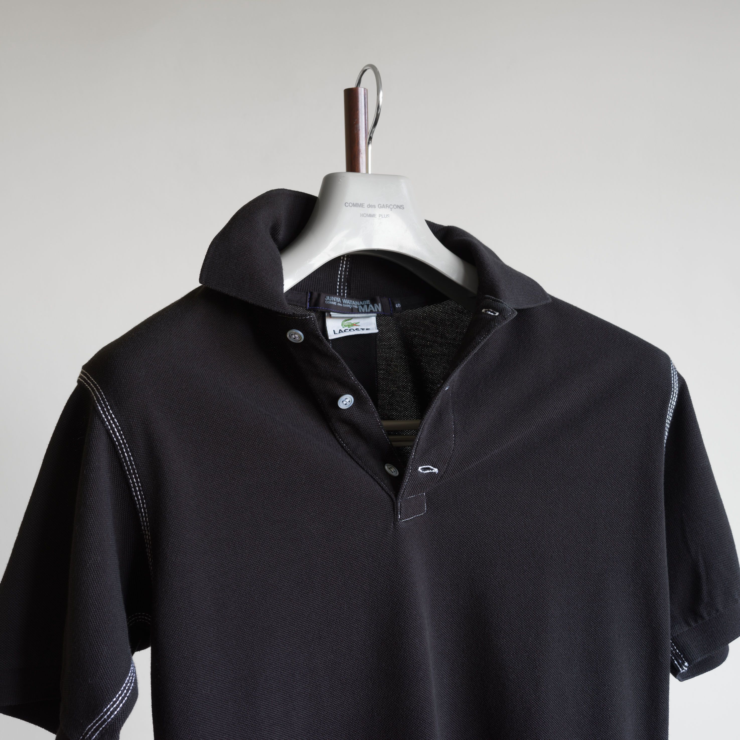 Junya Watanabe × Lacoste SS2006 JUNYA WATANABE MAN BACK-TO-FRONT LACOSTE POLO SHIRT Size US S / EU 44-46 / 1 - 3 Thumbnail