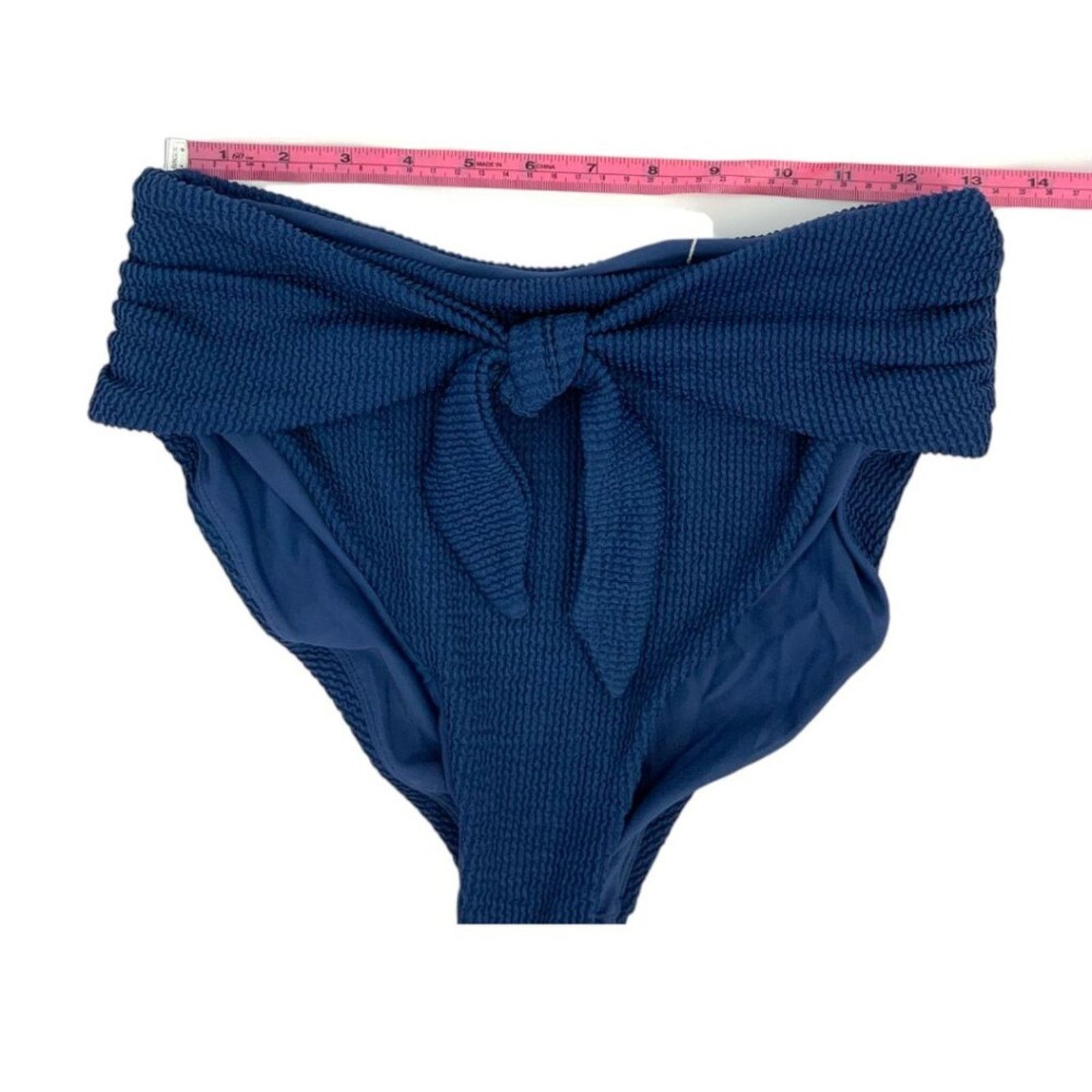 Veronica Beard VERONICA BEARD Azoia Crinkle Bikini Bottom Medium NWOT $158 Size 28" / US 6 / IT 42 - 3 Thumbnail