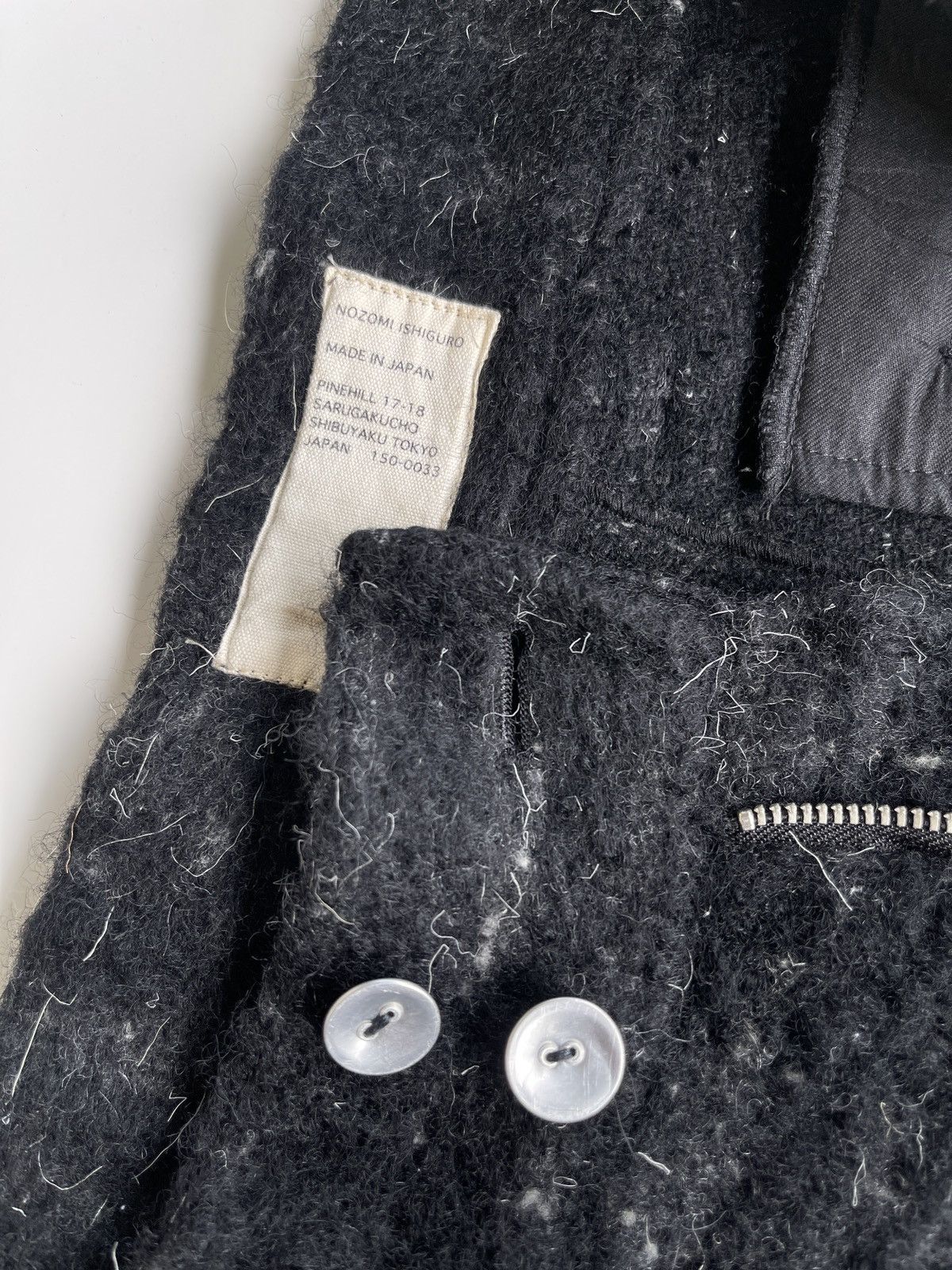 Nozomi Ishiguro Nozomi Ishiguro Distressed Mohair Short Pants Size US 29 - 10 Thumbnail