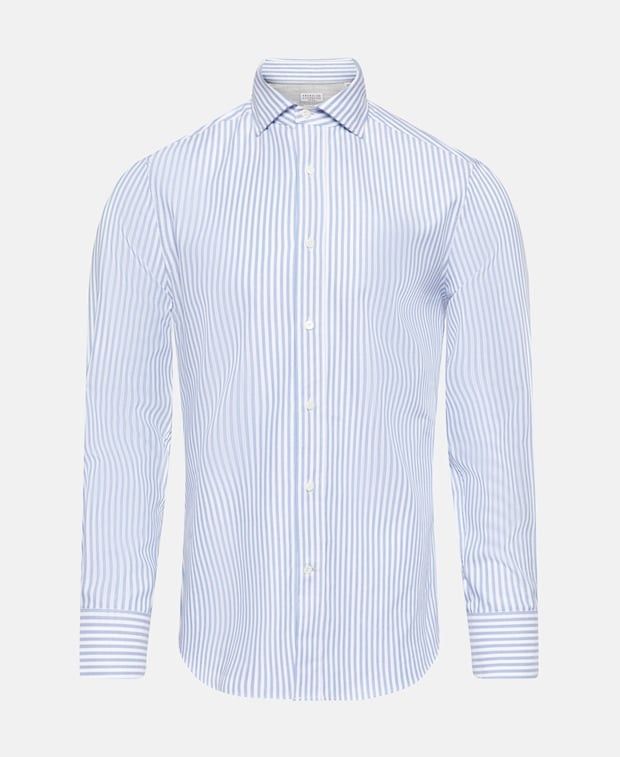 Brunello Cucinelli Long-sleeved shirt - slim fit Size US XXL / EU 58 / 5 - 1 Thumbnail
