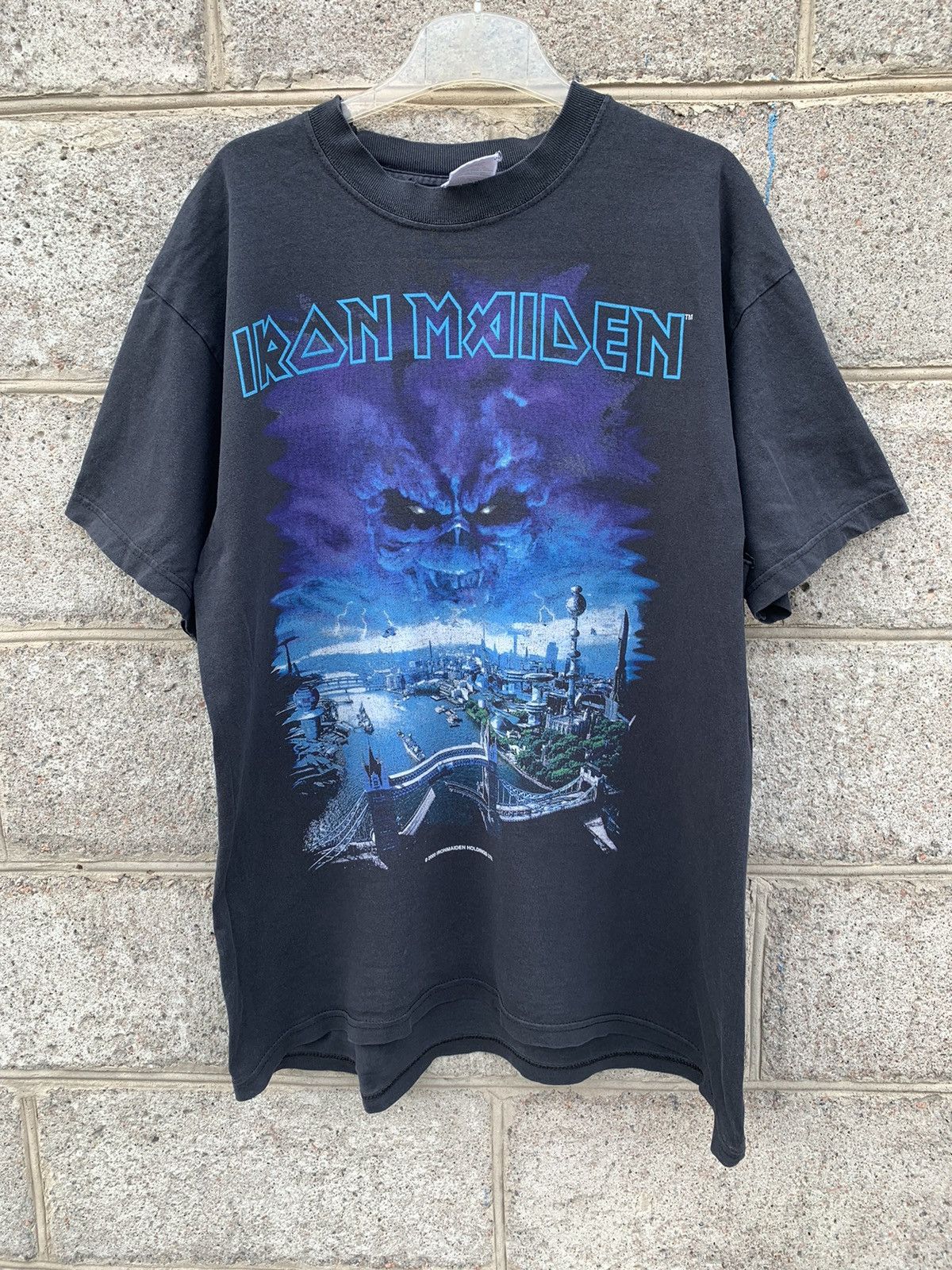 Pre-owned Band Tees X Iron Maiden Vintage 2000 Iron Maiden (judas Priest Black Sabbath Ac/dc) (size Large)