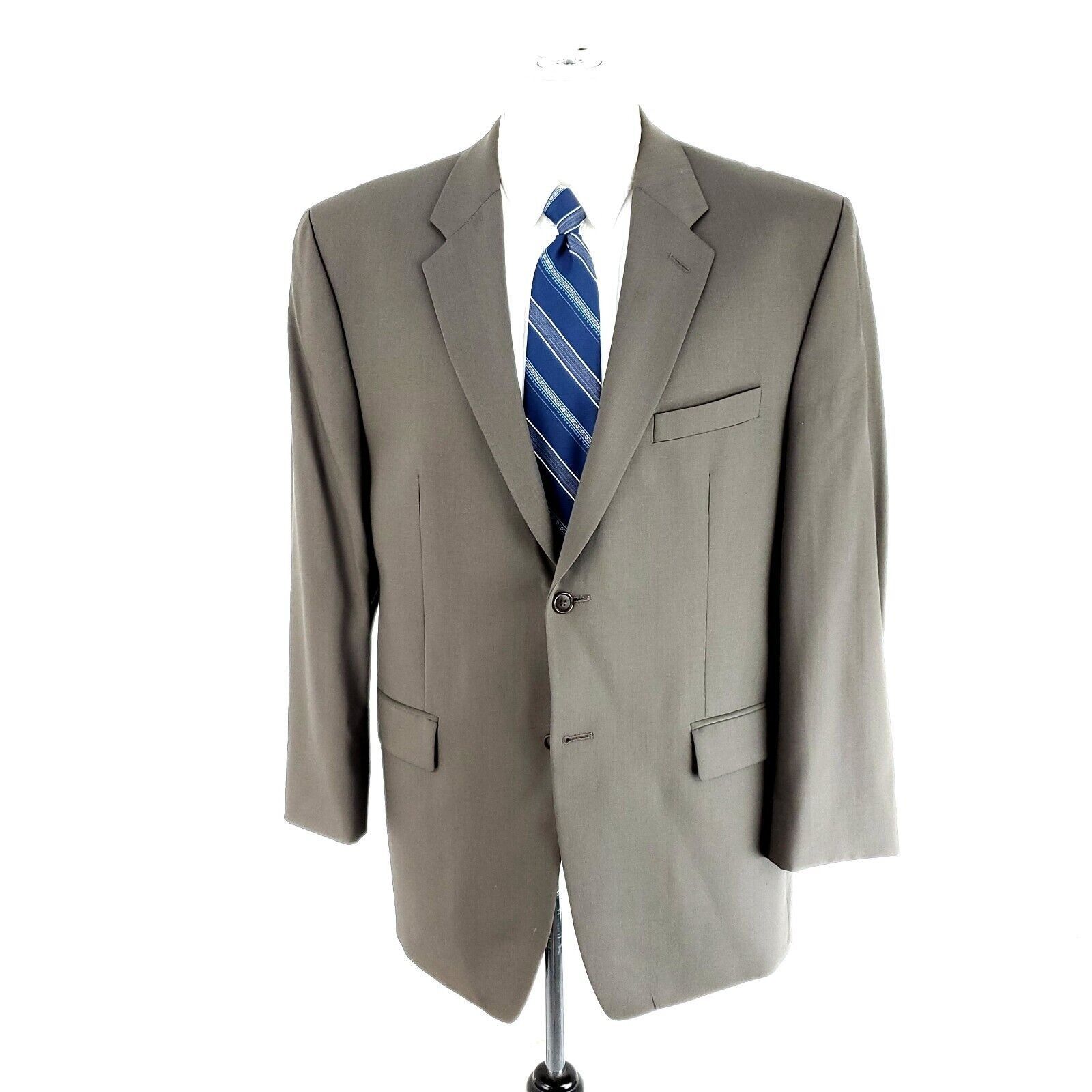 Calvin Klein Calvin Klein Wool Beige 2 Button Blazer 40L Tagged 43R Size 40L - 3 Thumbnail