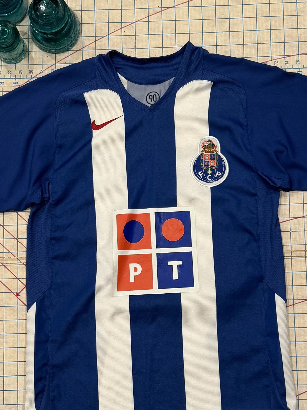 Nike Nike Porto FC Jersey Blue and White 2005 Mens Size Small Size US S / EU 44-46 / 1 - 3 Thumbnail