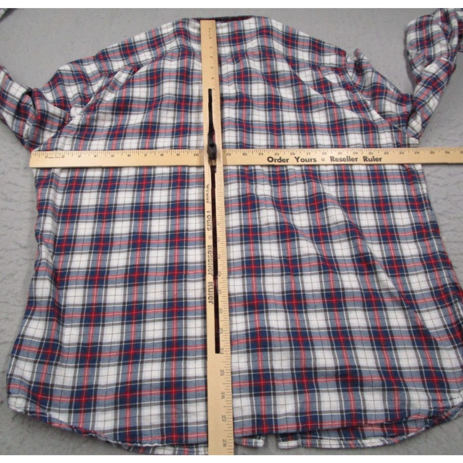 Faherty Faherty Shirt Mens XL Red Check Lightweight Flannel Cotton Long Sleeve Button-Up Casual Workwear Mens Size US XL / EU 56 / 4 - 6 Thumbnail