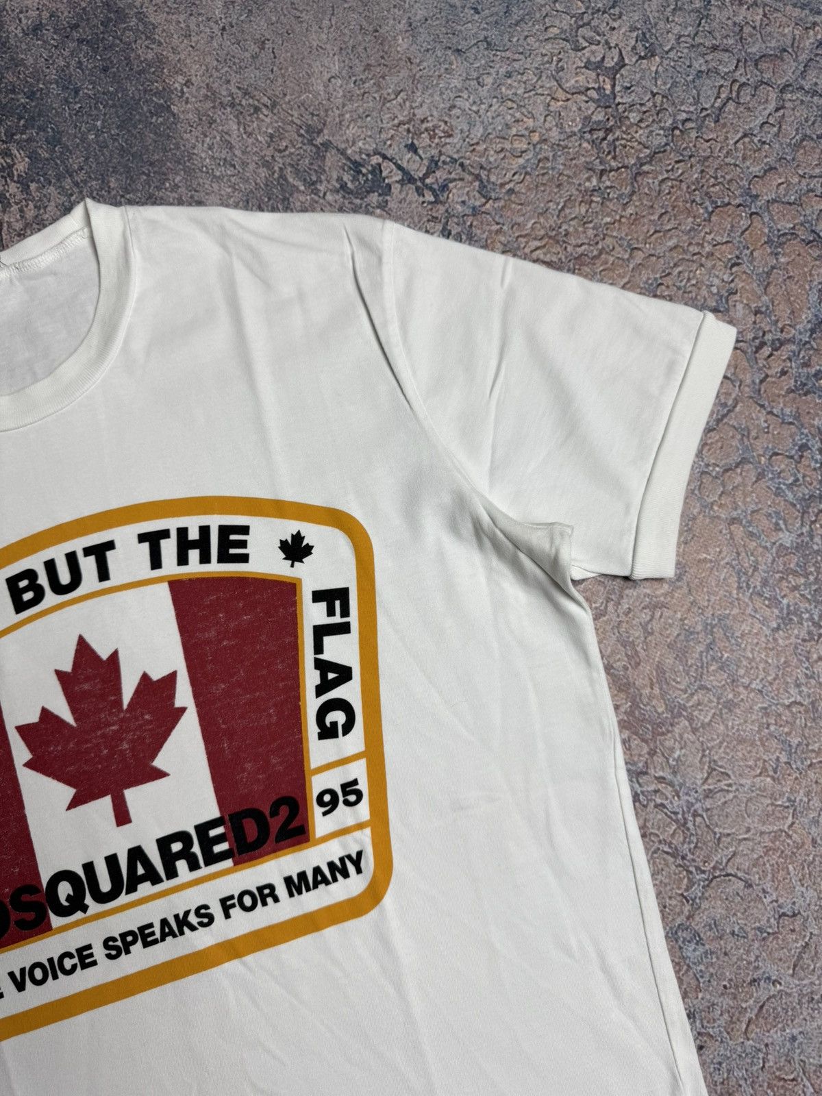 Dsquared2 Dsquared2 T-short Tee Big Logo Size L White Drill Size US L / EU 52-54 / 3 - 6 Thumbnail