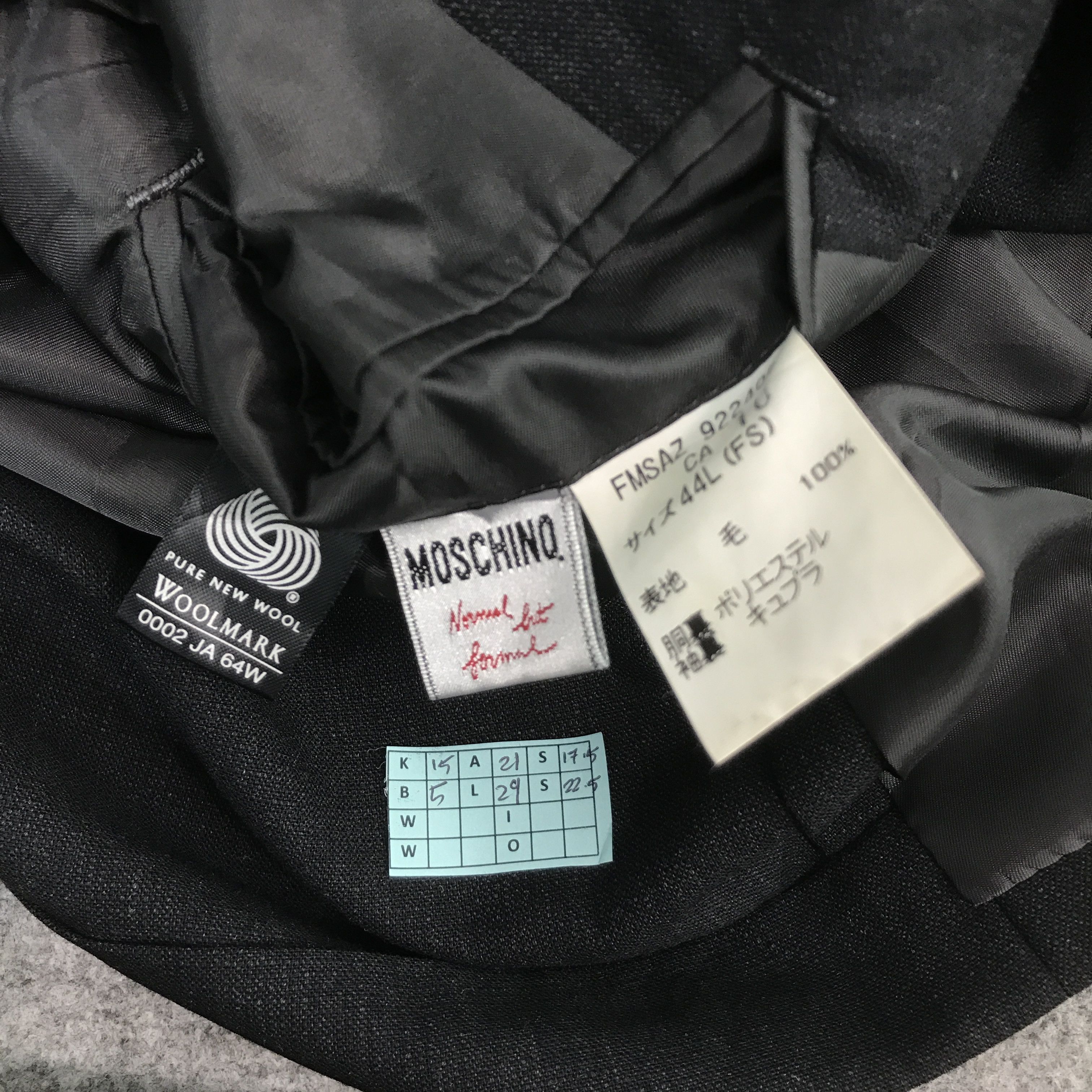 Moschino MOSCHINO BLAZER BLACK COAT JACKET Size US L / EU 52-54 / 3 - 12 Thumbnail