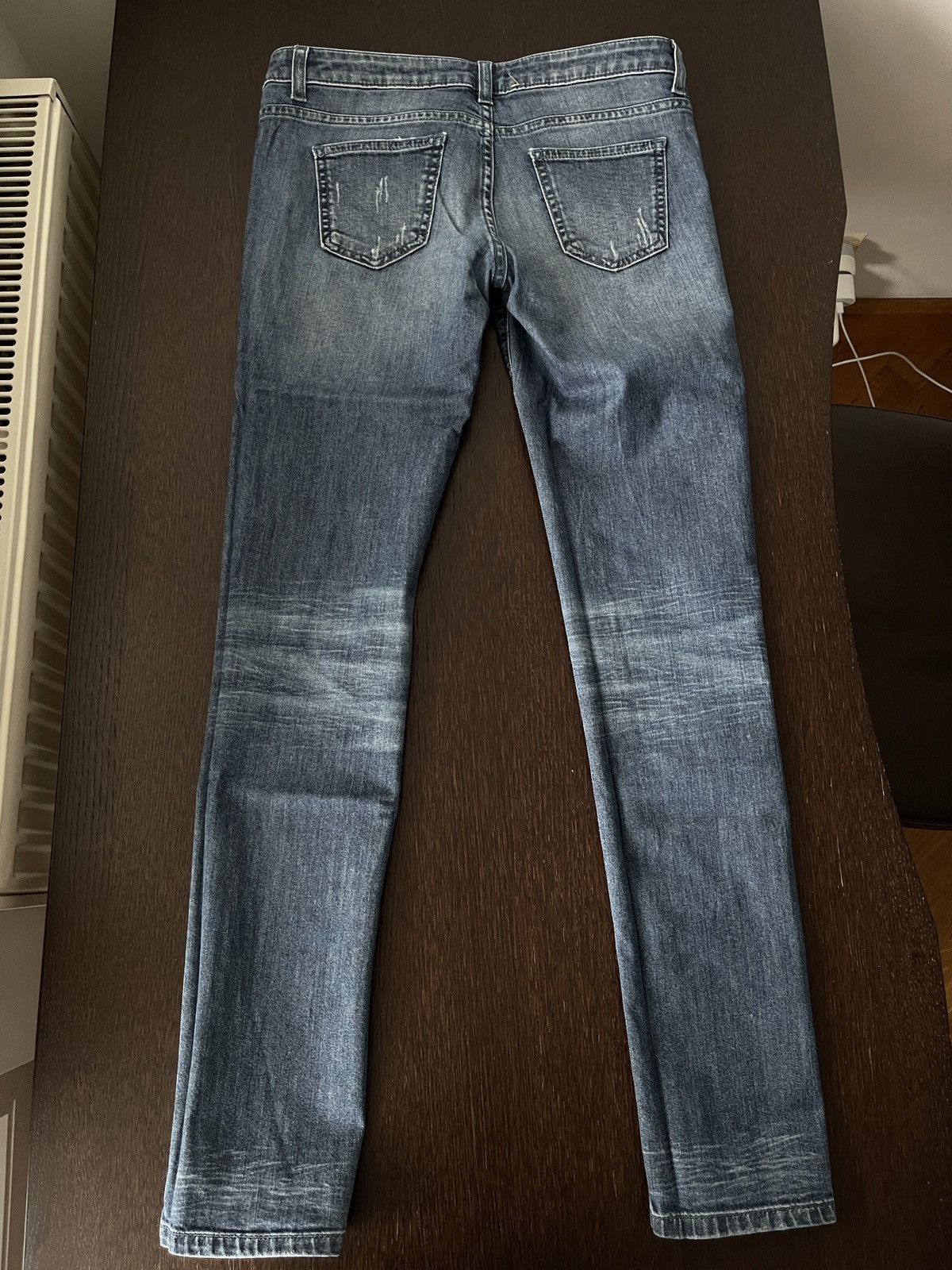 Benetton Skinny ripped Benetton summer jeans Size 28" / US 6 / IT 42 - 3 Thumbnail