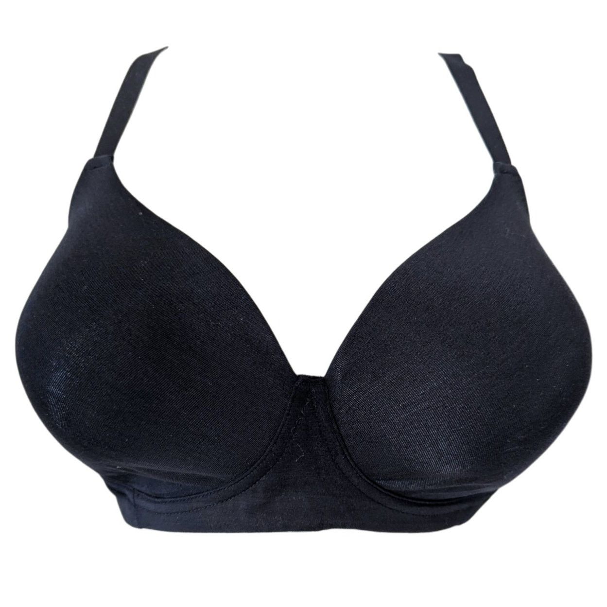 Other Bali Black Wireless Everyday Cotton Modal Bra 42D Size ONE SIZE - 3 Thumbnail