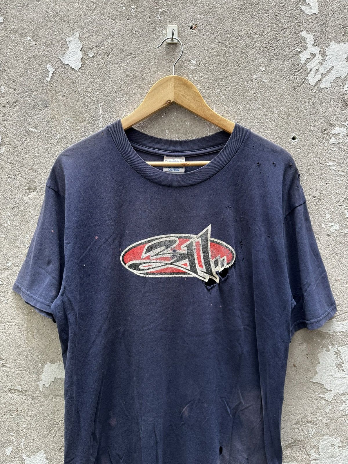 Band Tees Rare Vintage 311 American Rock Band Distressed Faded Tees Size US L / EU 52-54 / 3 - 3 Thumbnail