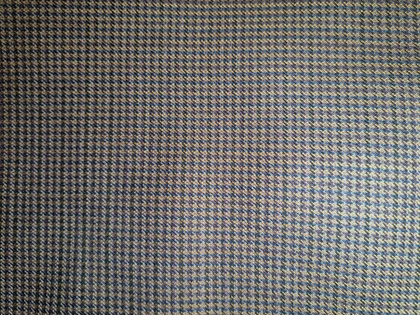 Polo Ralph Lauren NEW Ralph Lauren Sport Coat Mens 46L Brown Houndstooth Silk Size 46L - 6 Thumbnail