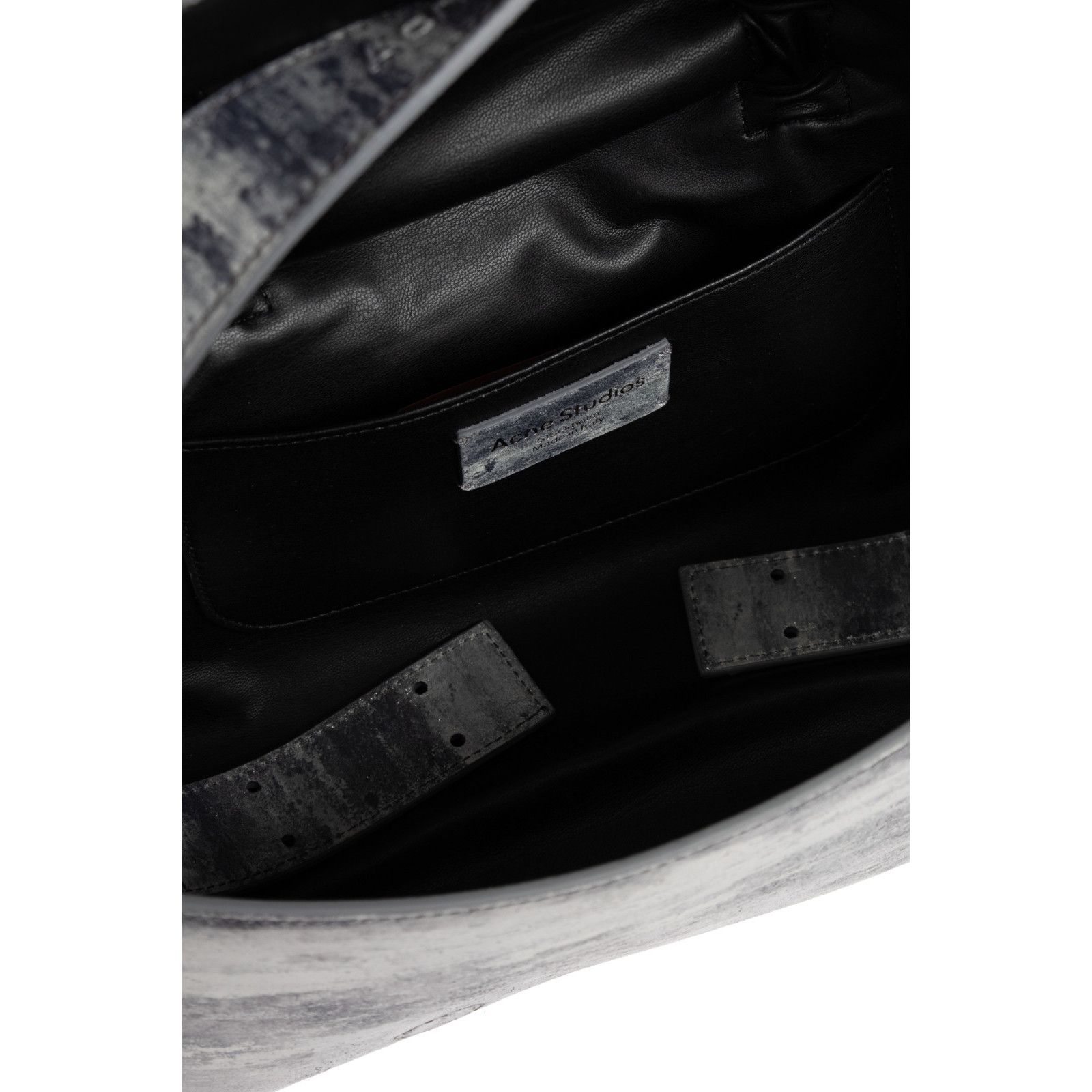 Acne Studios ACNE STUDIOS Multipocket Washed Gray Denim Shoulder Bag New Size ONE SIZE - 3 Thumbnail