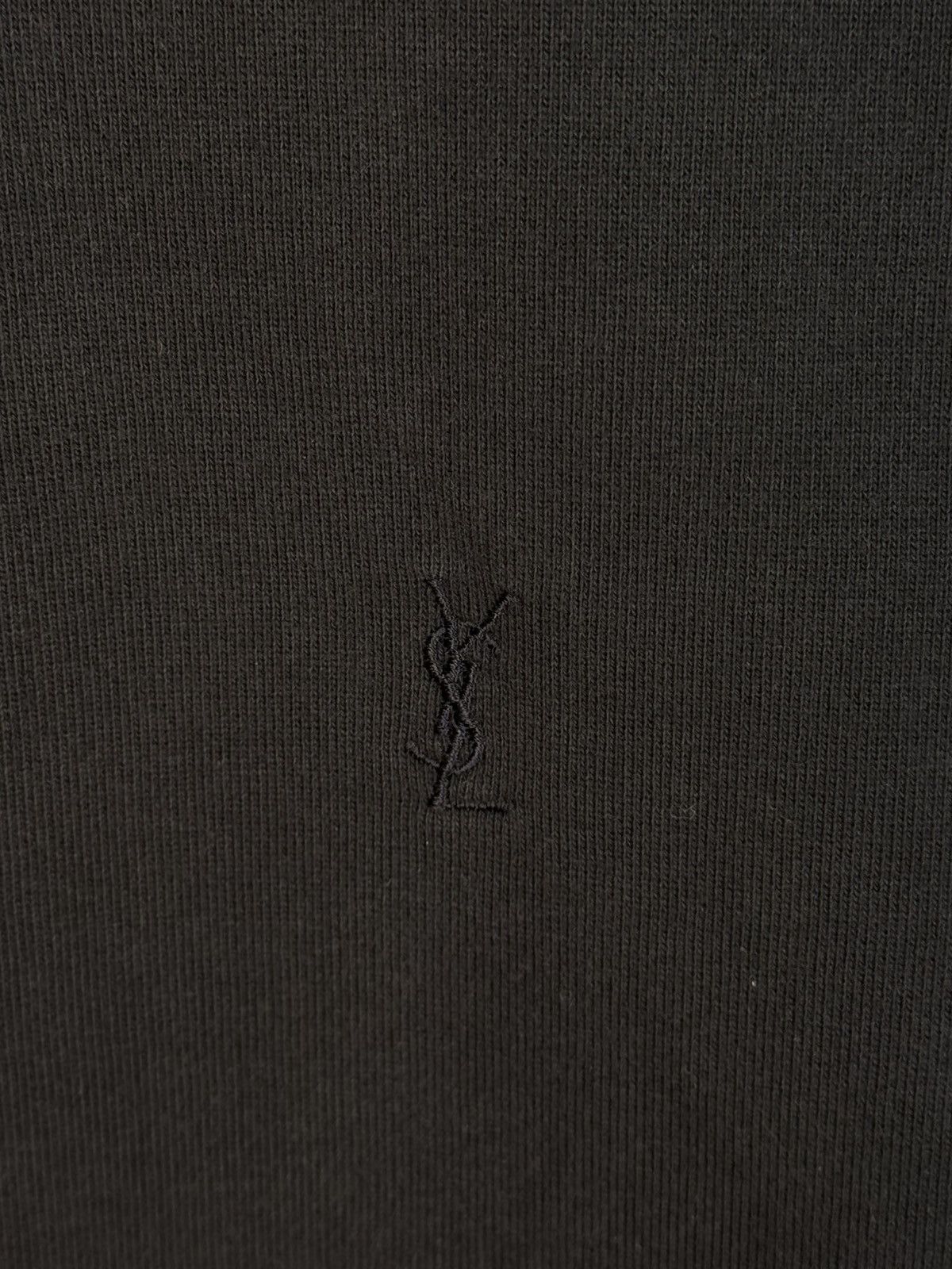 Yves Saint Laurent 90s YSL Sweatshirt 1/4 Quarter Zip Sweater Old Money Vintage Size US XL / EU 56 / 4 - 4 Thumbnail