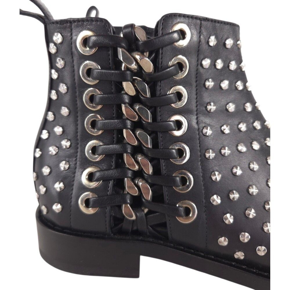 Alexander McQueen Alexander McQueen Studded Boots US 6 EU 36 Womens Black Sil Size US 6 / IT 36 - 3 Thumbnail