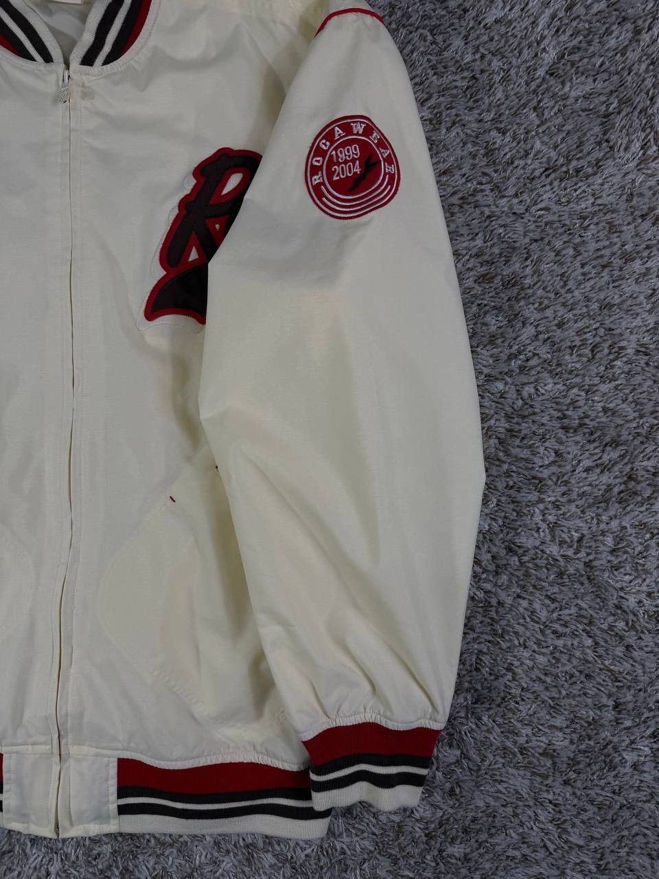 Rocawear Vintage Rocawear Varsity Bomber Jacket Y2K Hip Hop Big Patch Size US XL / EU 56 / 4 - 5 Thumbnail