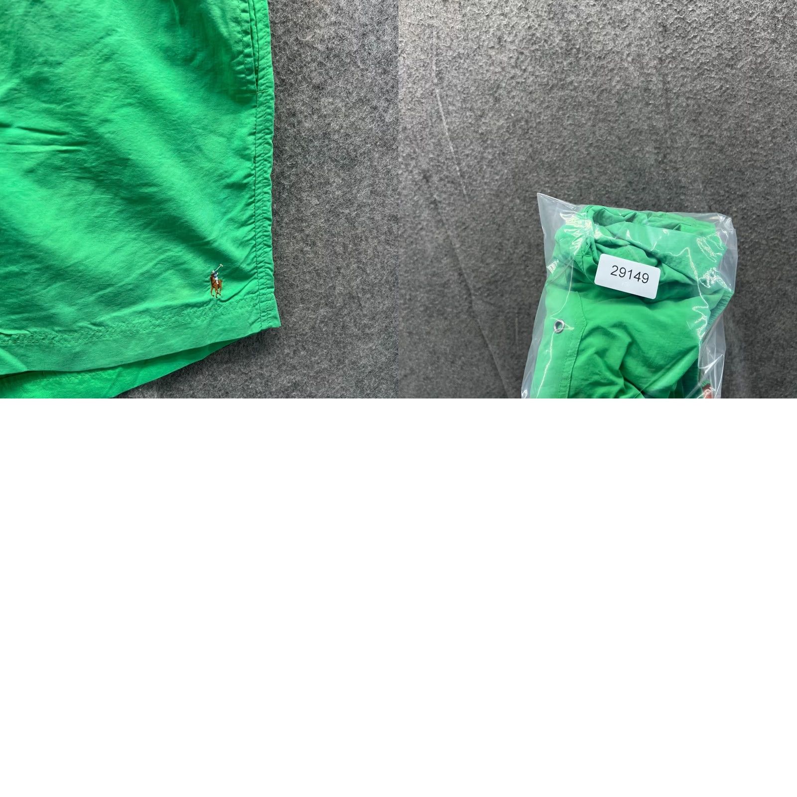 Polo Ralph Lauren VINTAGE Polo Ralph Lauren Board Shorts Mens Large Green Nylon Lined Swim Bottoms Size US 33 - 9 Thumbnail