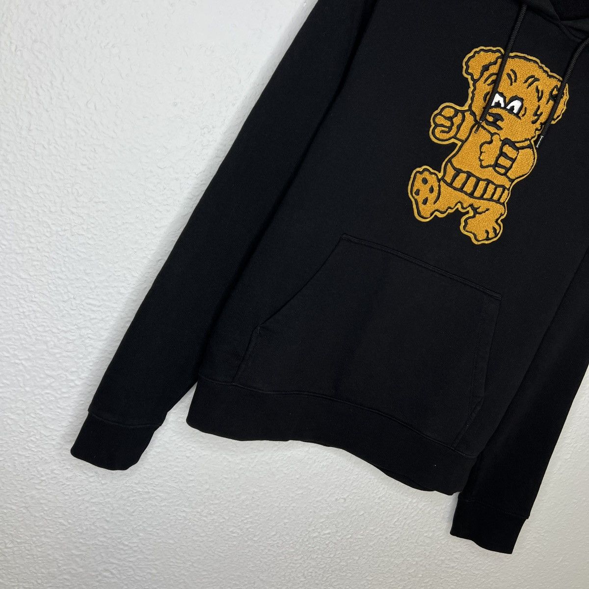 Sandro Sandro Paris Hoodie Sweatshirt Black Bear Logo Embroidered Size US M / EU 48-50 / 2 - 2 Thumbnail