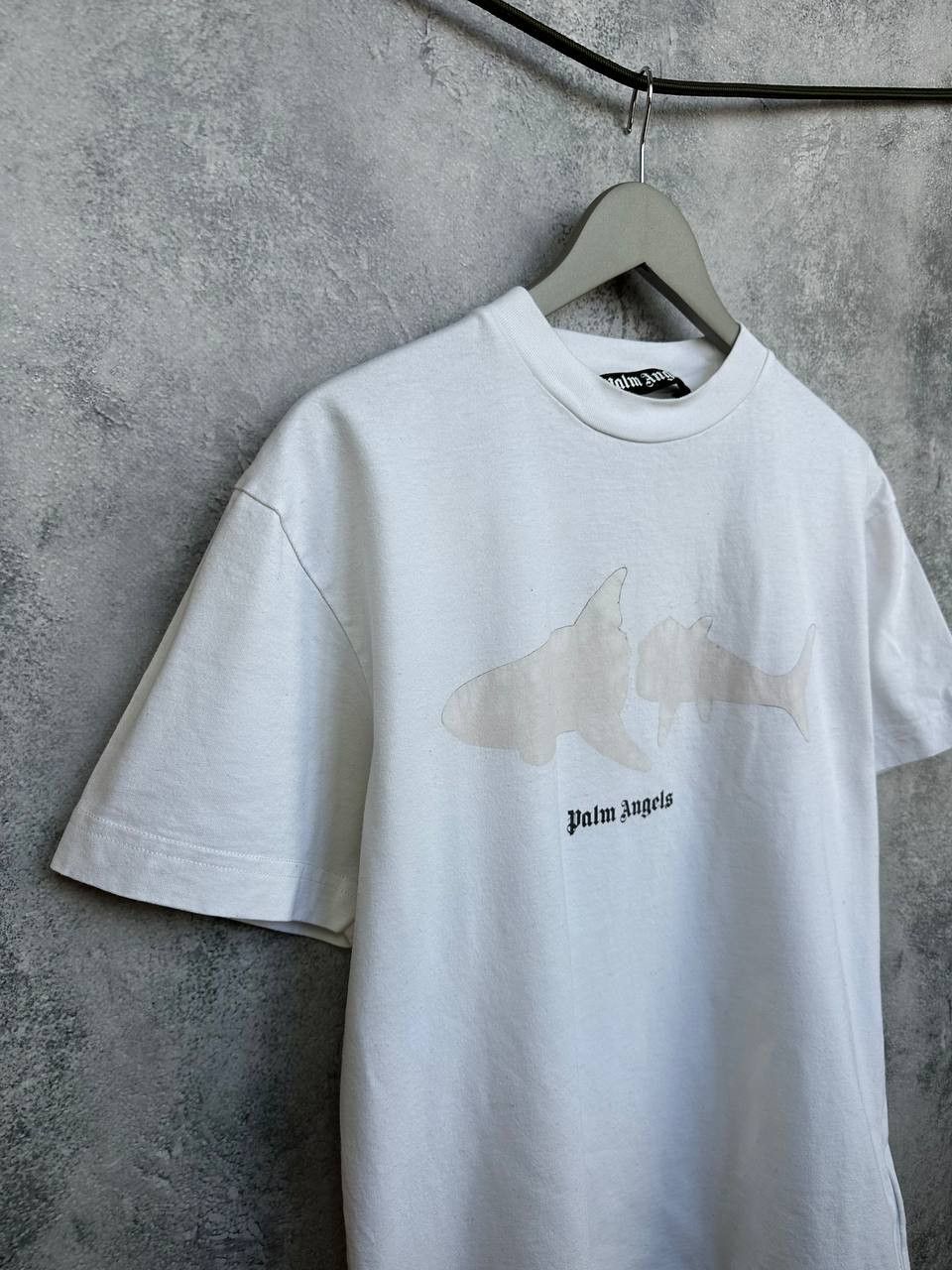 Palm Angels Palm Angels Shark Logo Tee White Big Back Logo T-Shirt Size US S / EU 44-46 / 1 - 3 Thumbnail