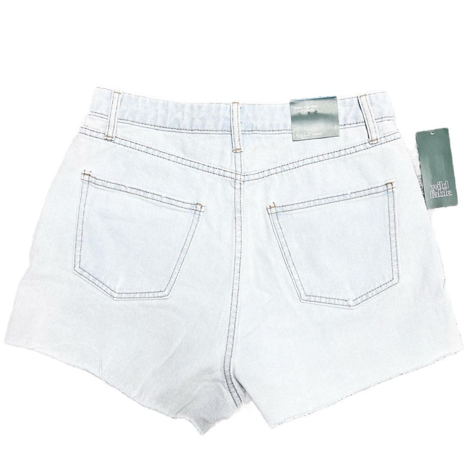 Target Basics New with Tags Wild Fable Women’s Super High Rise Jean Shorts Size 28" / US 6 / IT 42 - 8 Thumbnail