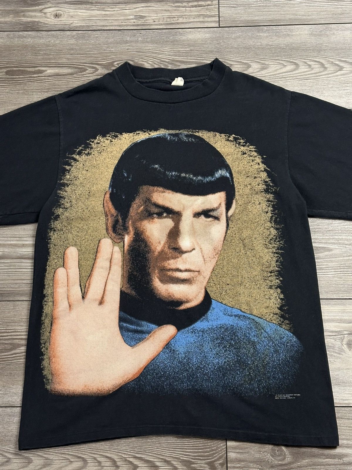Vintage Vintage 90’s Star Trek Spock Live Long And Prosper T Shirt Size US L / EU 52-54 / 3 - 3 Thumbnail