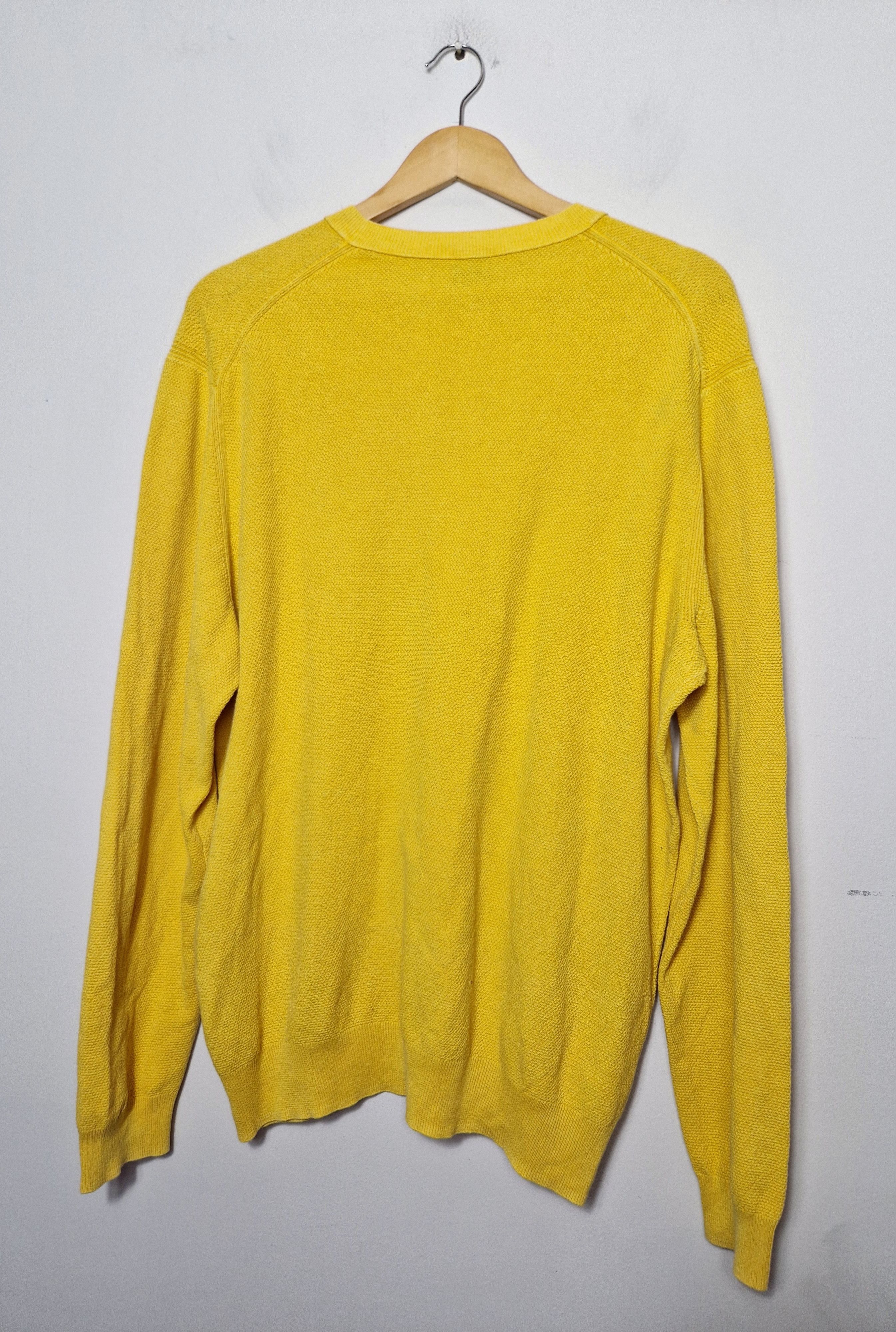 Hugo Boss × Japanese Brand × Vintage vintage Hugo Boss yellow sweatshirt y2k japanese style Size US XL / EU 56 / 4 - 4 Thumbnail