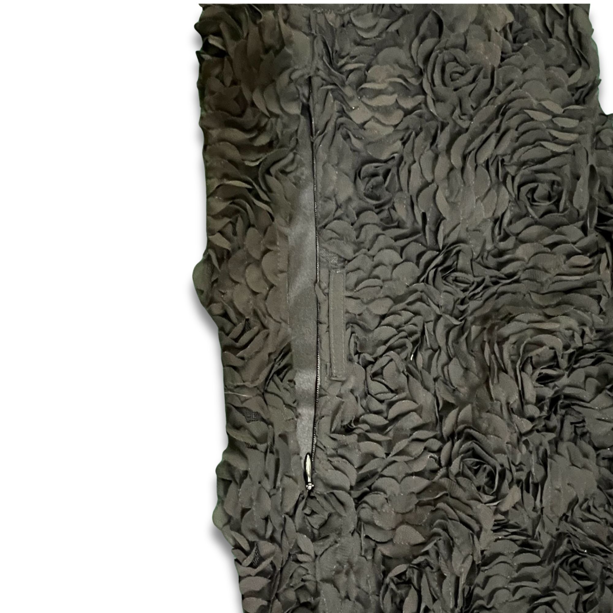 Other TED KENTON Black Floral Tulle Mini Dress US14 Sleeveless Ele Size XL / US 12-14 / IT 48-50 - 5 Thumbnail