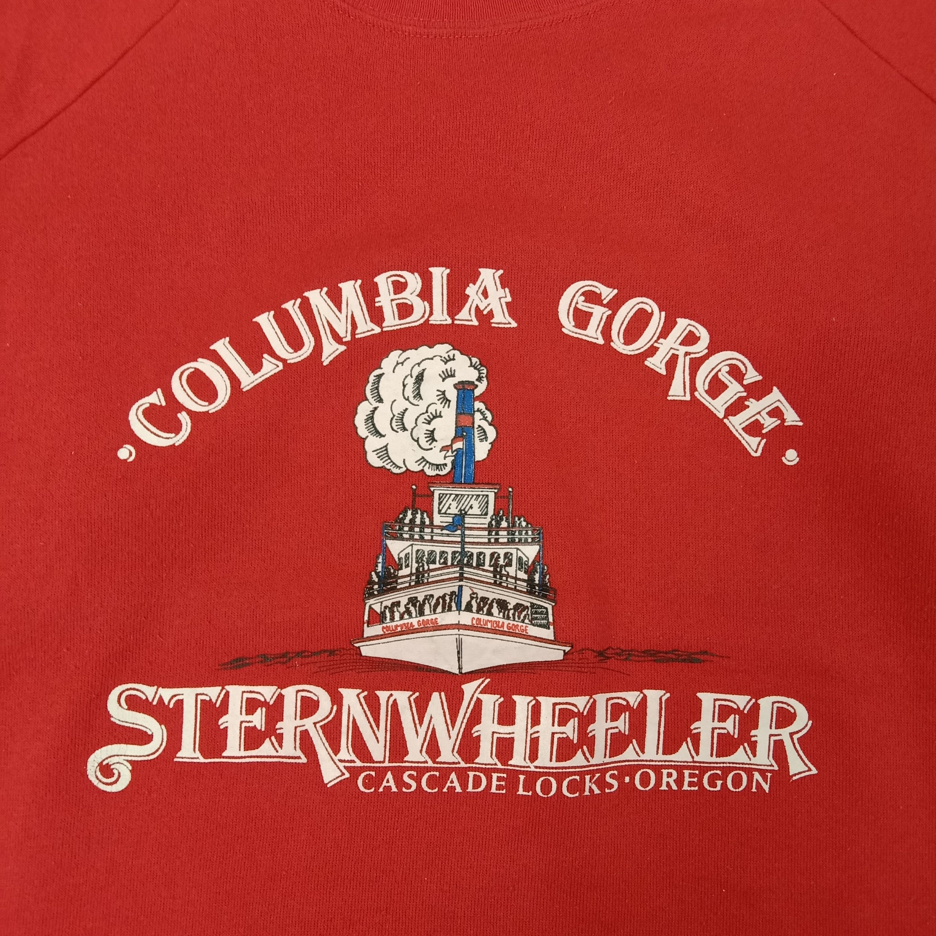 Vintage Columbia Gorge Strenwheleer Retro Style Sweatshirt C253N4 Size US M / EU 48-50 / 2 - 2 Thumbnail