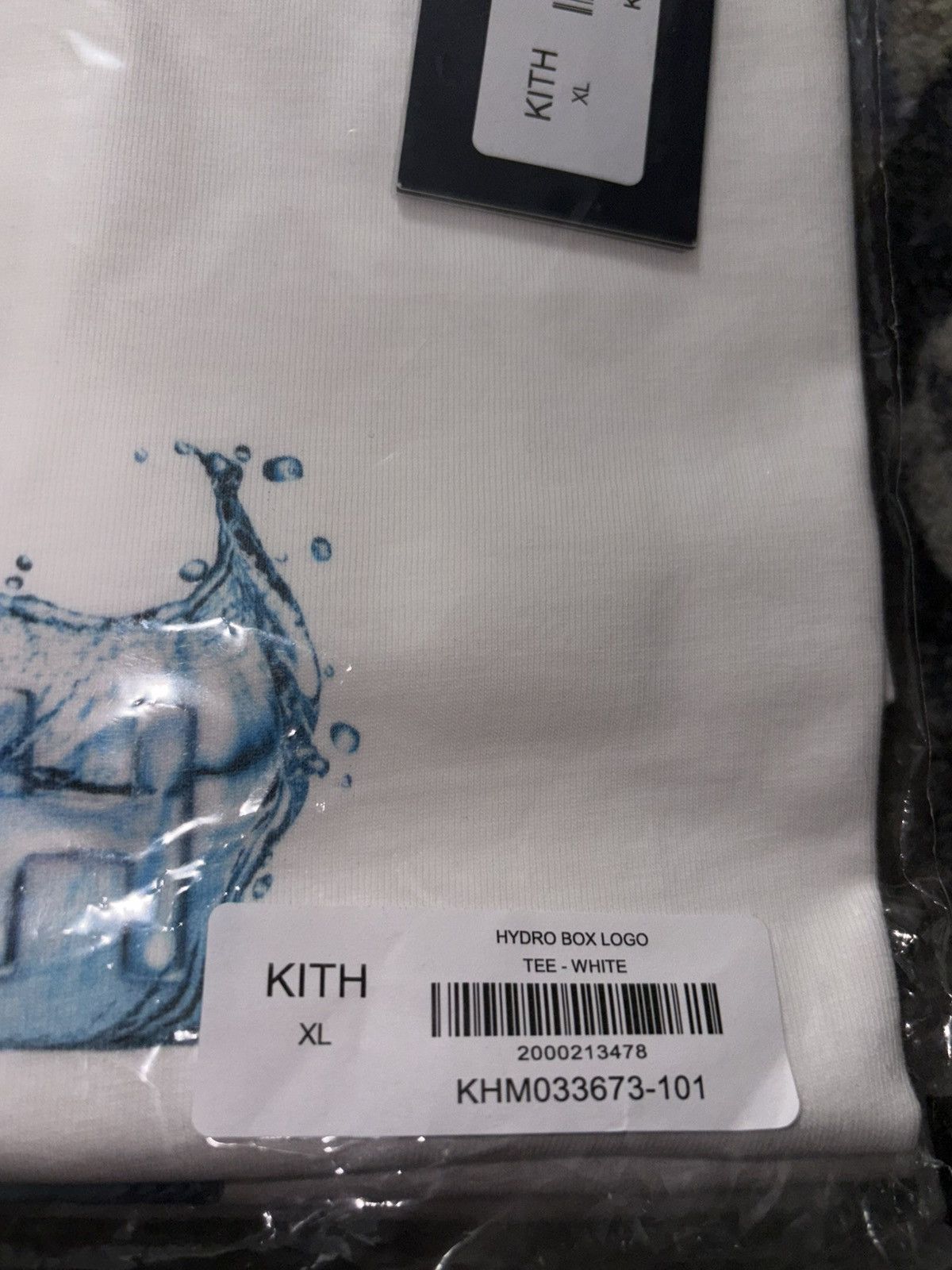 Kith Kith Hydro Box Logo Tee White Size US XL / EU 56 / 4 - 4 Thumbnail